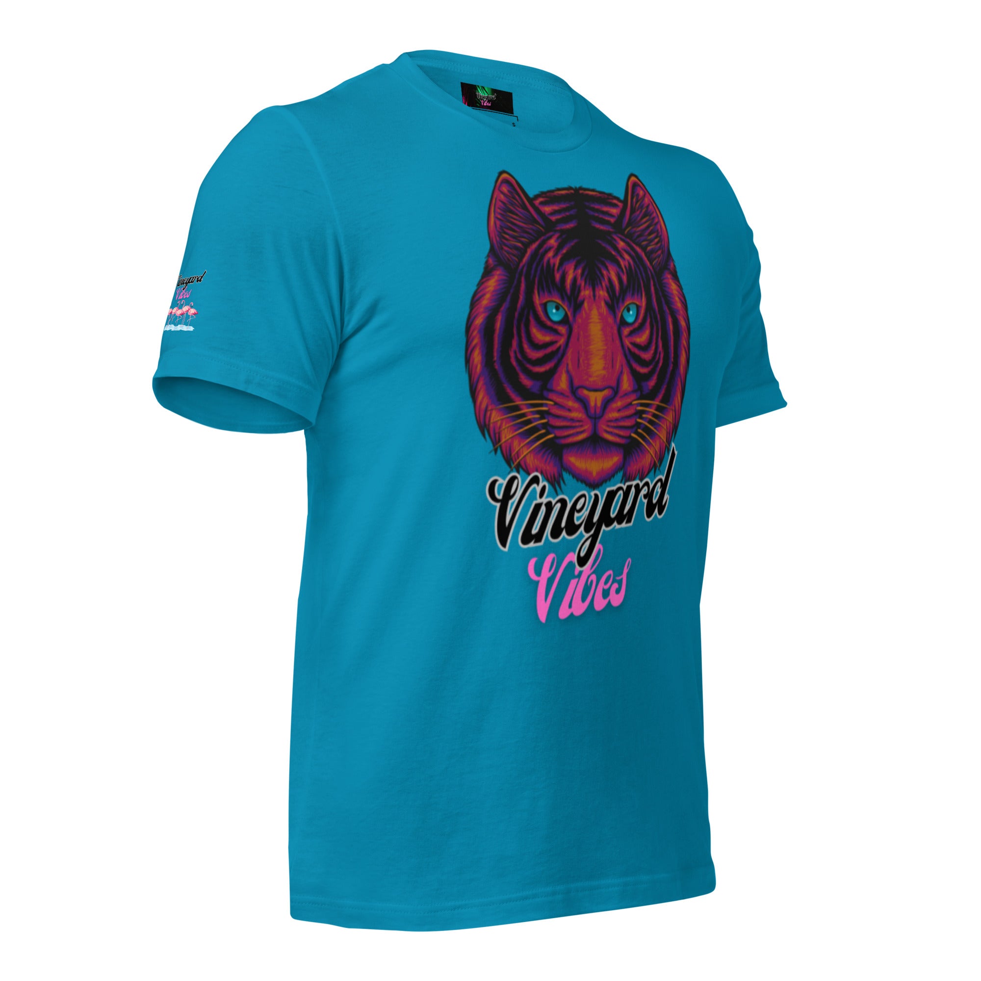 Vineyard Vibes Brand Of The Brave Pink Tiger - Unisex t-shirt