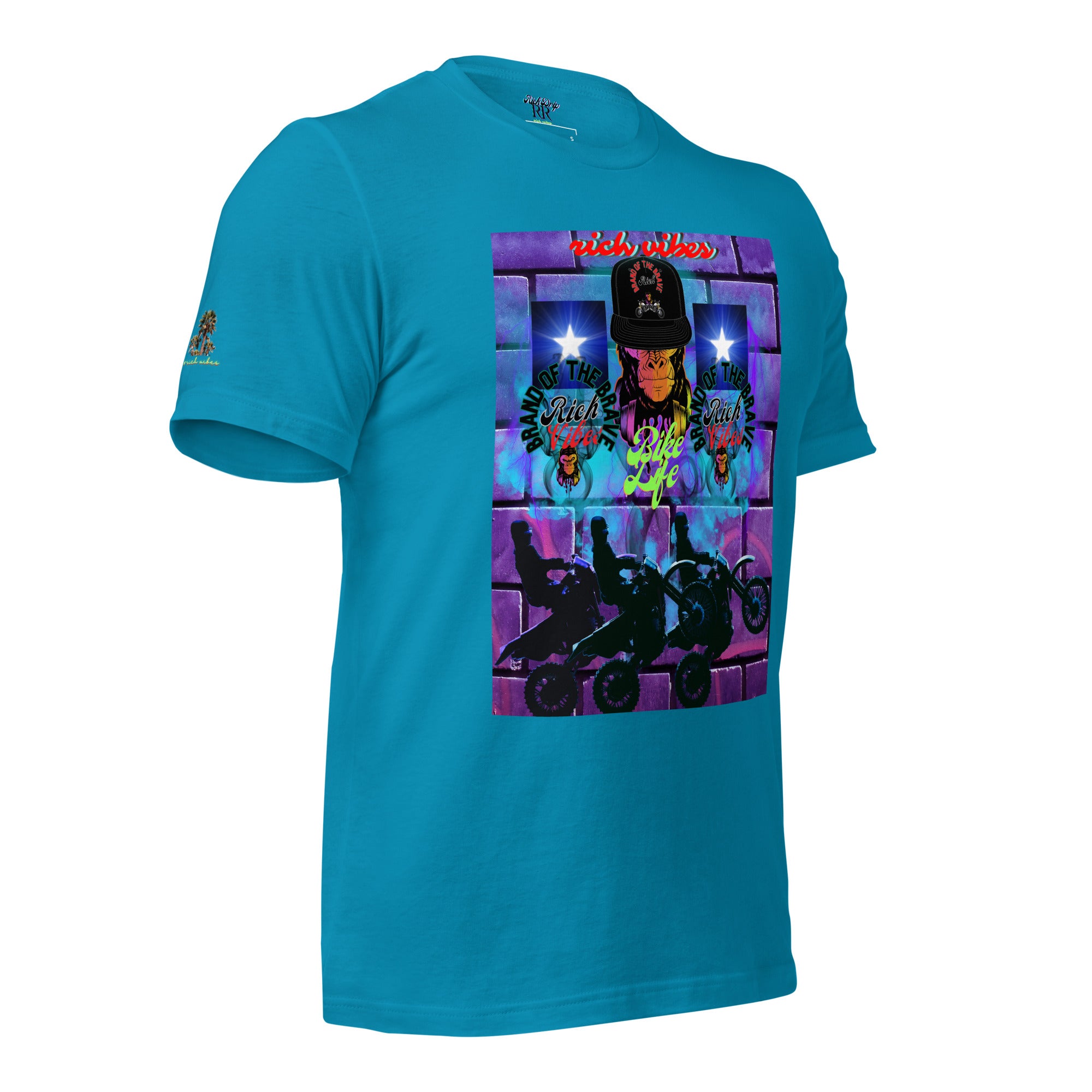 Rich Vibes Purple Brick Volt Bike Life 1.0 - Unisex t-shirt