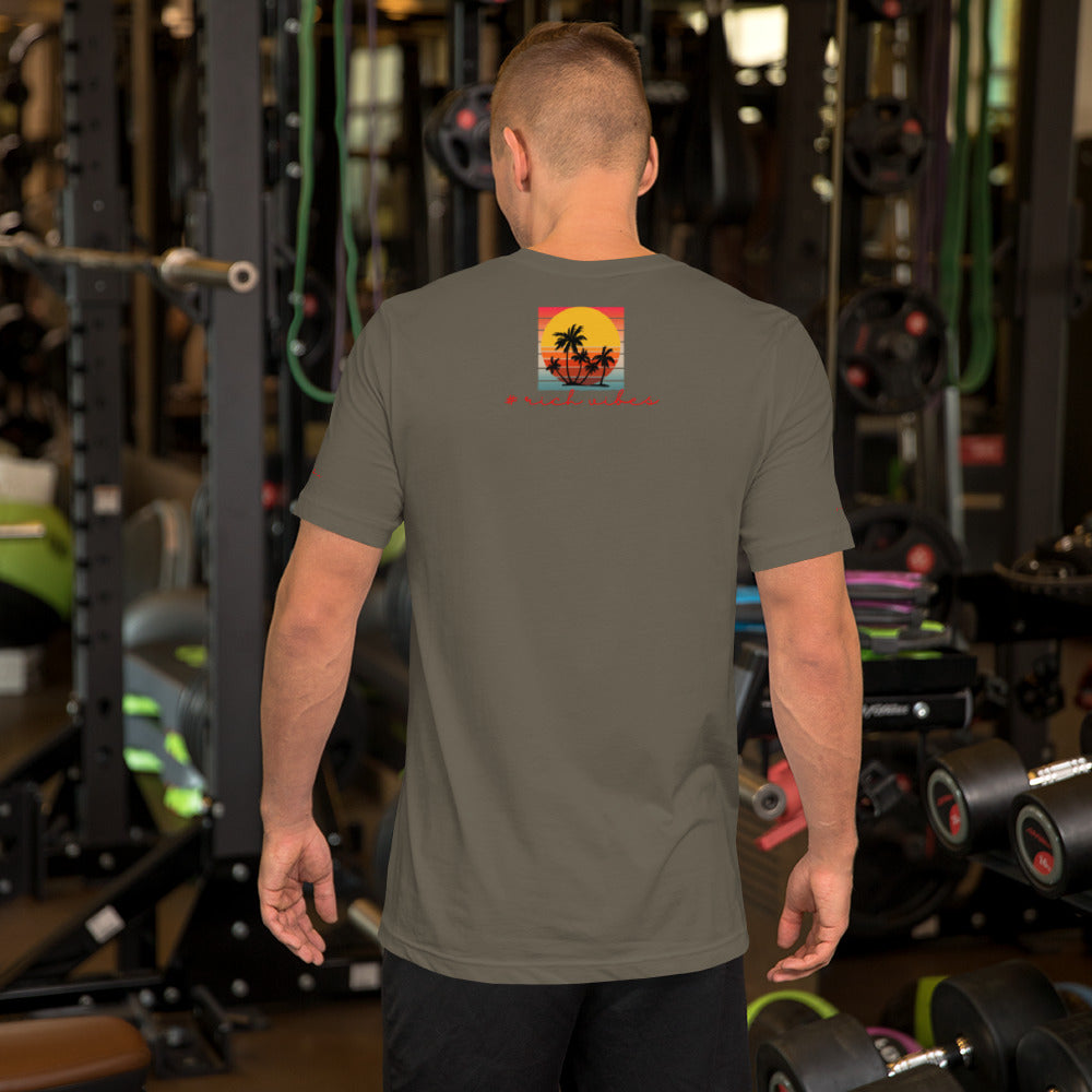 RV5 Sunset Squared Circle - Unisex Staple T-Shirt | Bella + Canvas 3001