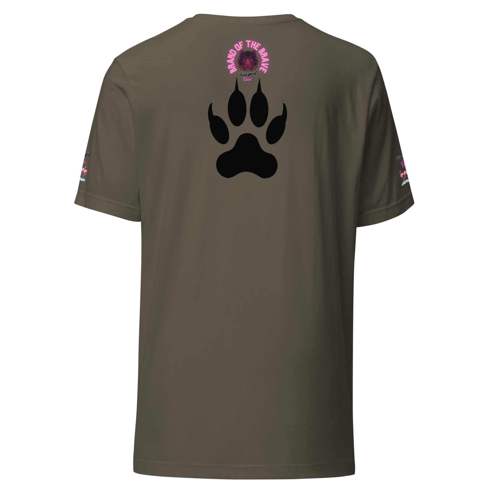 Vineyard Vibes Brand Of The Brave Pink Tiger - Unisex t-shirt