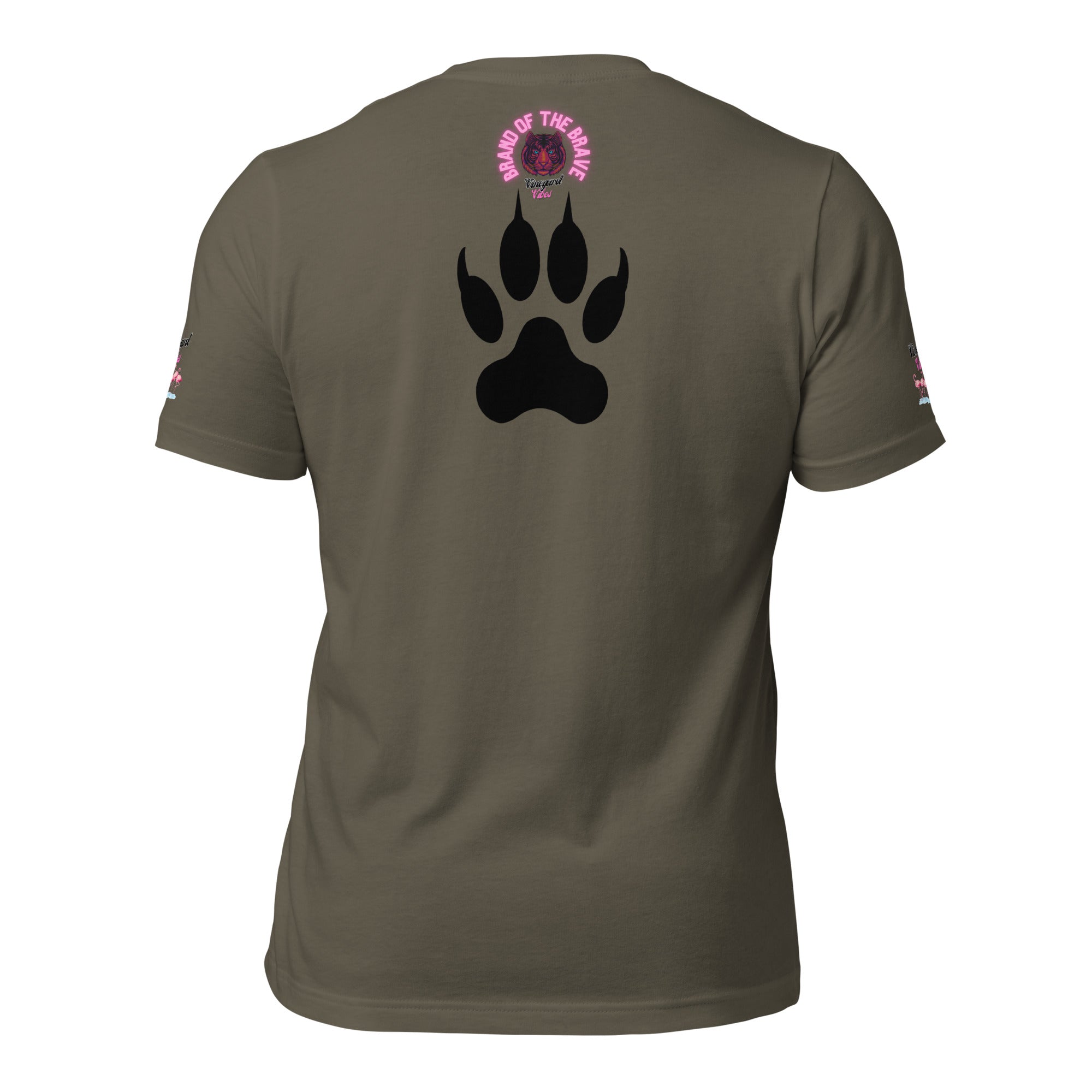 Vineyard Vibes Brand Of The Brave Pink Tiger - Unisex t-shirt