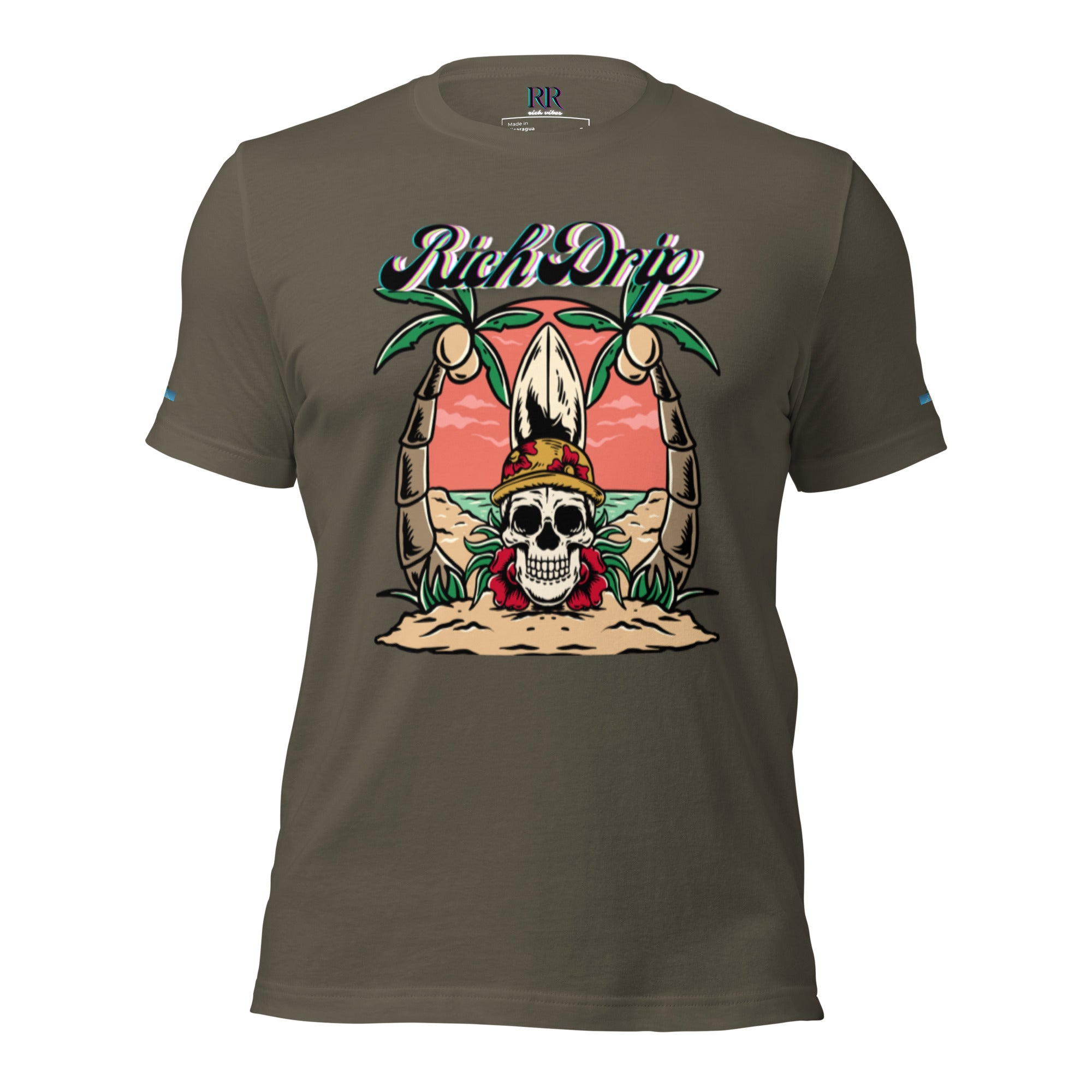 Rich Vibes Beach Army Rich Drip - Unisex t-shirt