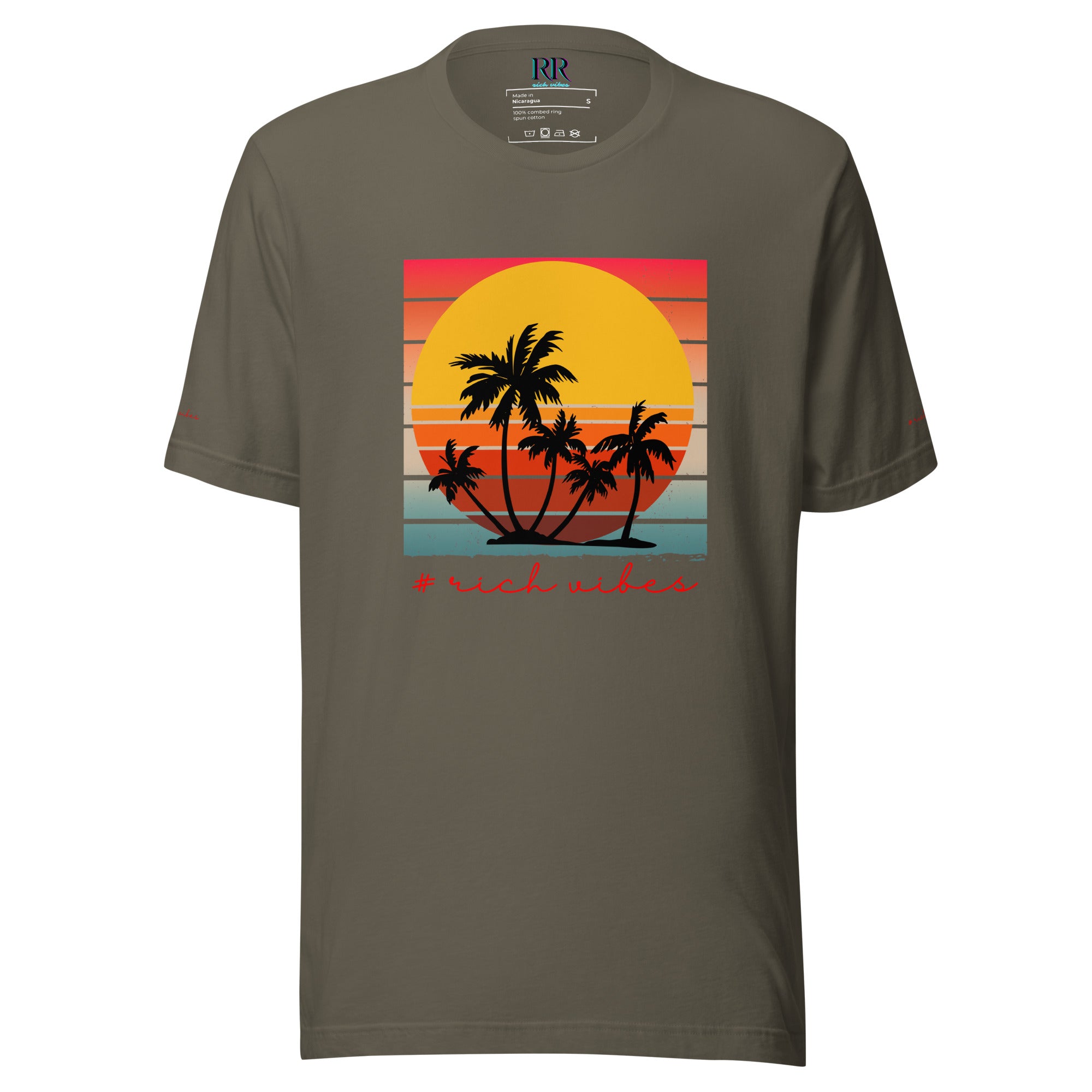 RV5 Sunset Squared Circle - Unisex Staple T-Shirt | Bella + Canvas 3001