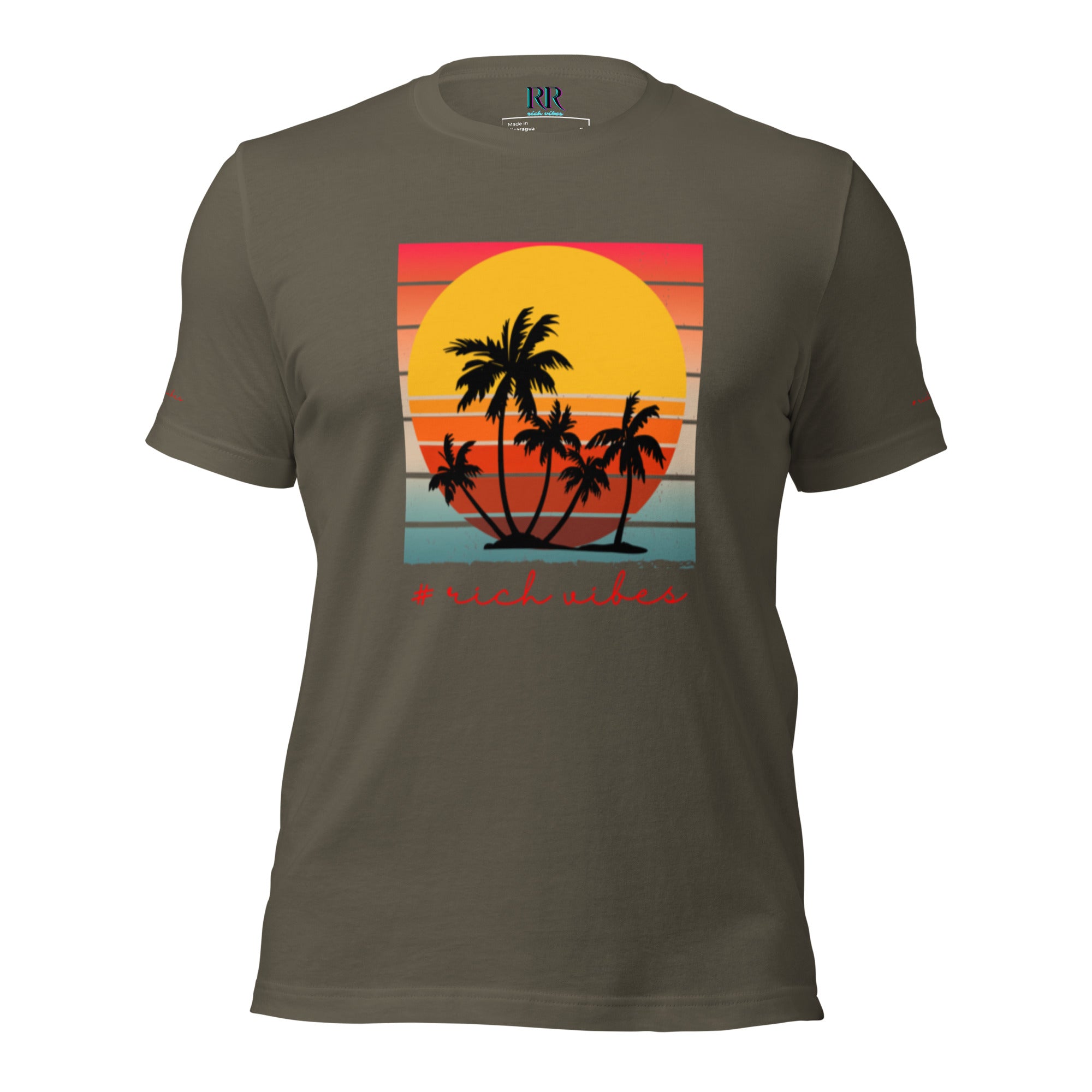 RV5 Sunset Squared Circle - Unisex Staple T-Shirt | Bella + Canvas 3001