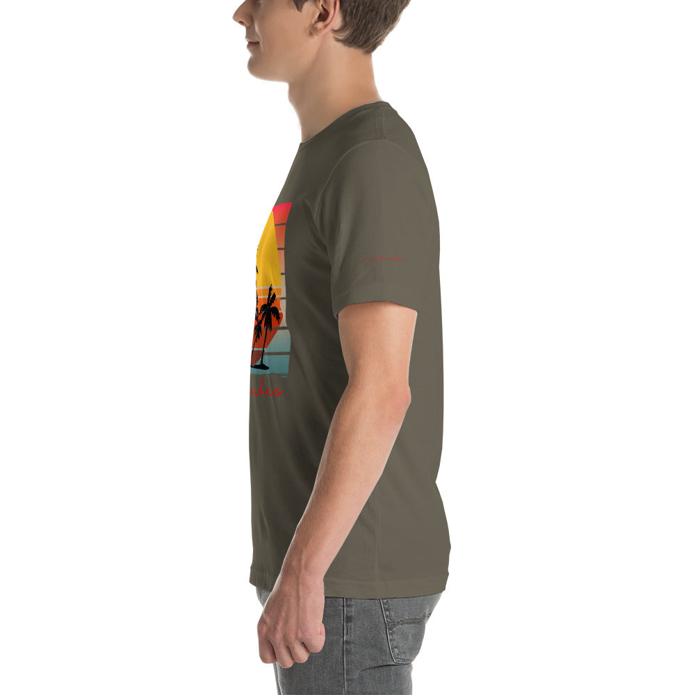 RV5 Sunset Squared Circle - Unisex Staple T-Shirt | Bella + Canvas 3001