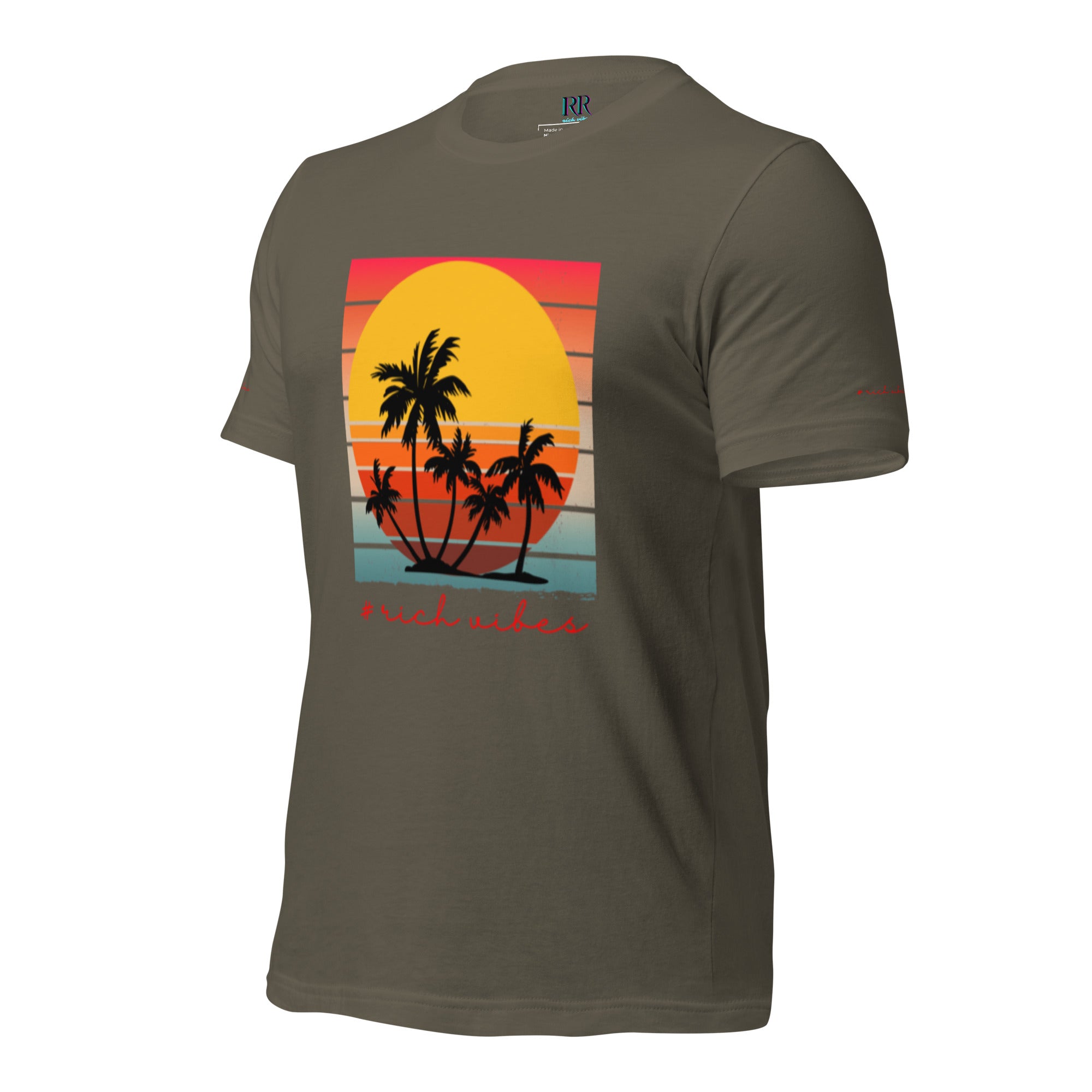 RV5 Sunset Squared Circle - Unisex Staple T-Shirt | Bella + Canvas 3001