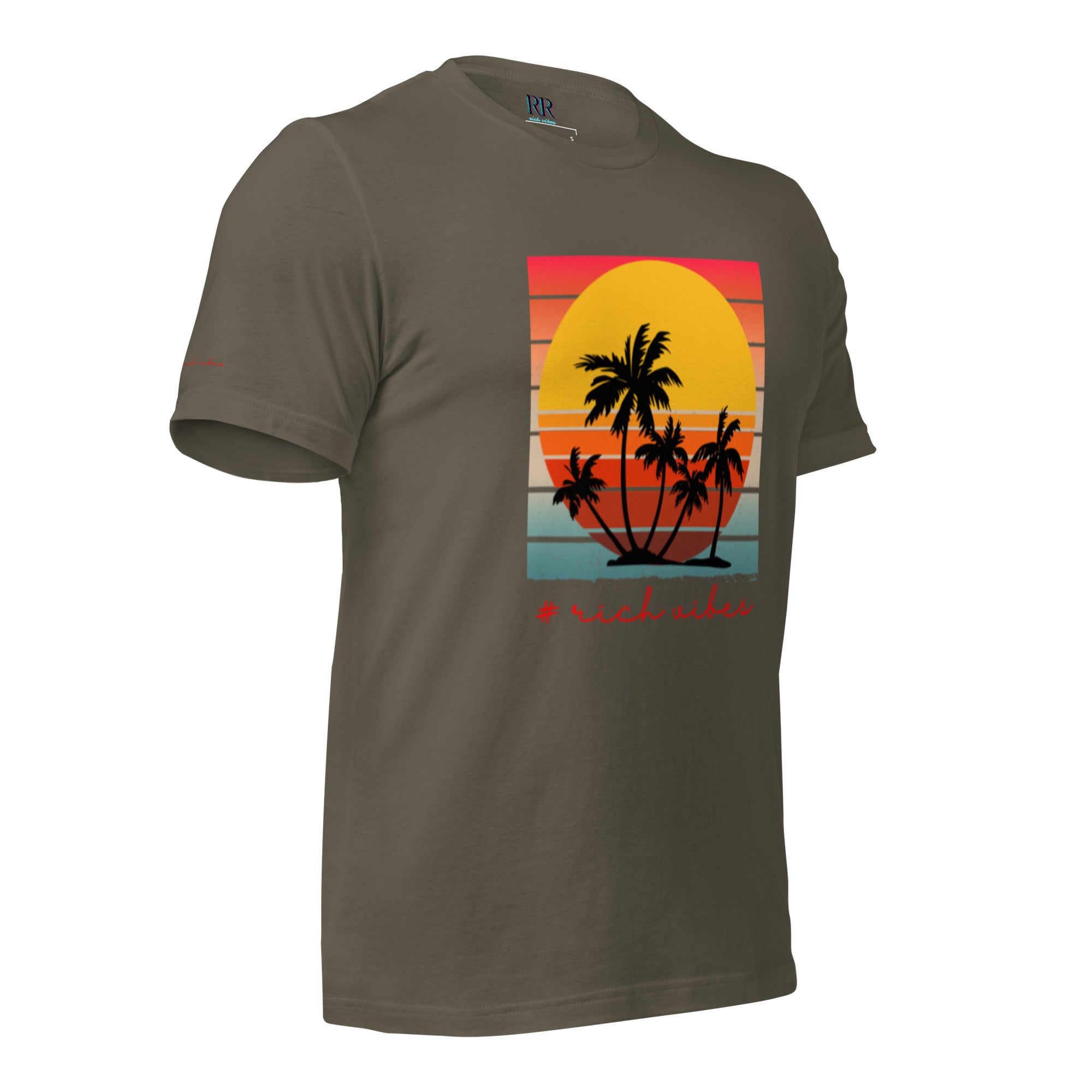 RV5 Sunset Squared Circle - Unisex Staple T-Shirt | Bella + Canvas 3001