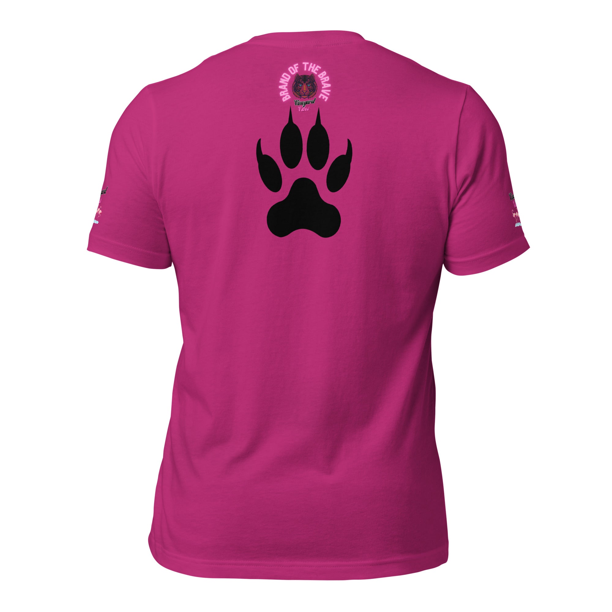 Vineyard Vibes Brand Of The Brave Pink Tiger - Unisex t-shirt