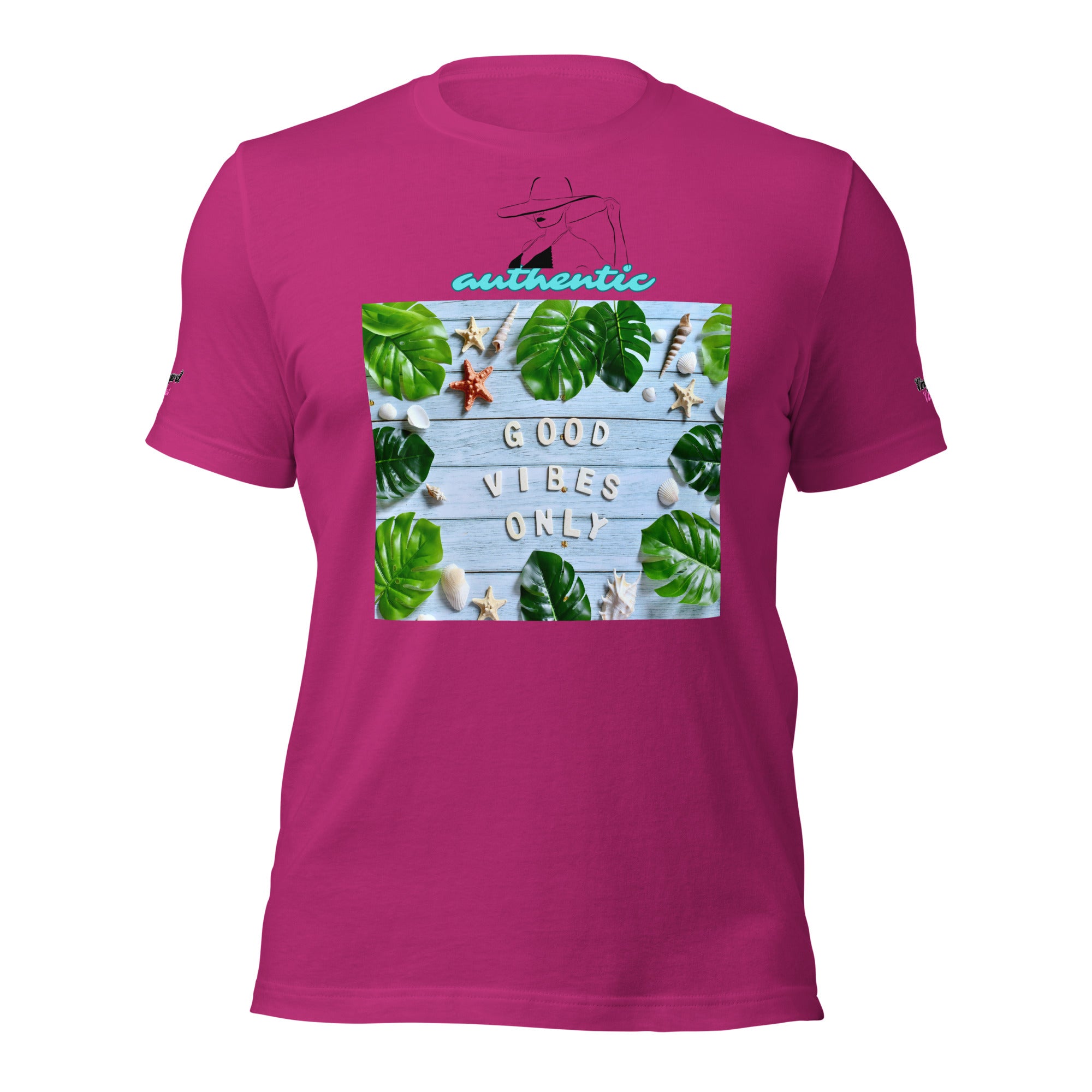 Vineyard Vibes Green Leaf Good Vibes Unisex t-shirt