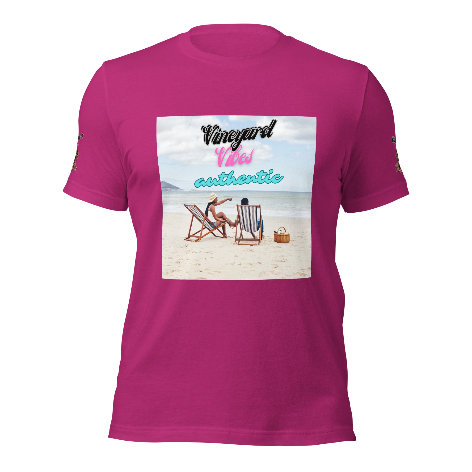 Vineyard Vibes Authentic Beach Front Good Vibes - Unisex t-shirt