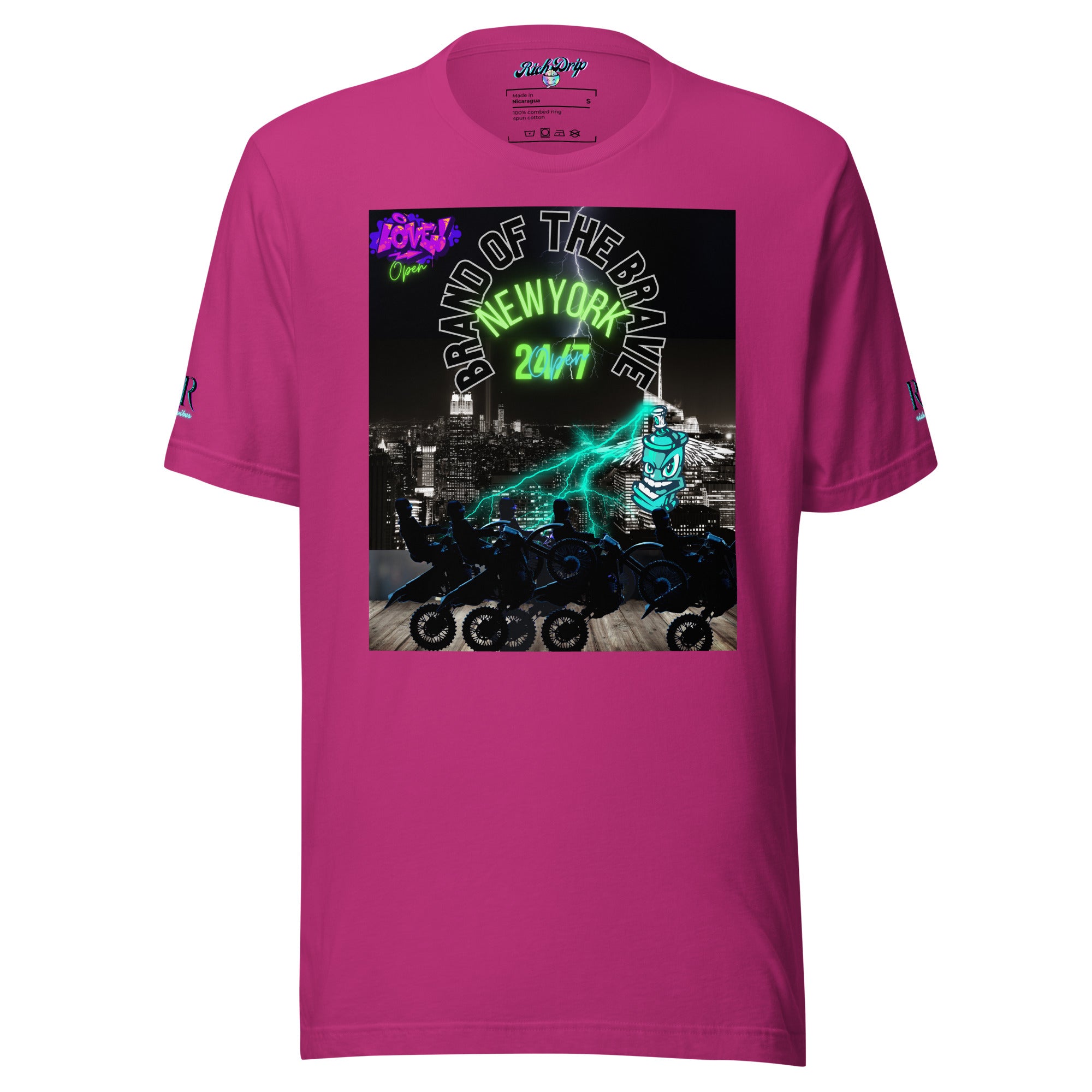 Rich Drip Brand Of The Brave NYC 24/7 - Unisex t-shirt