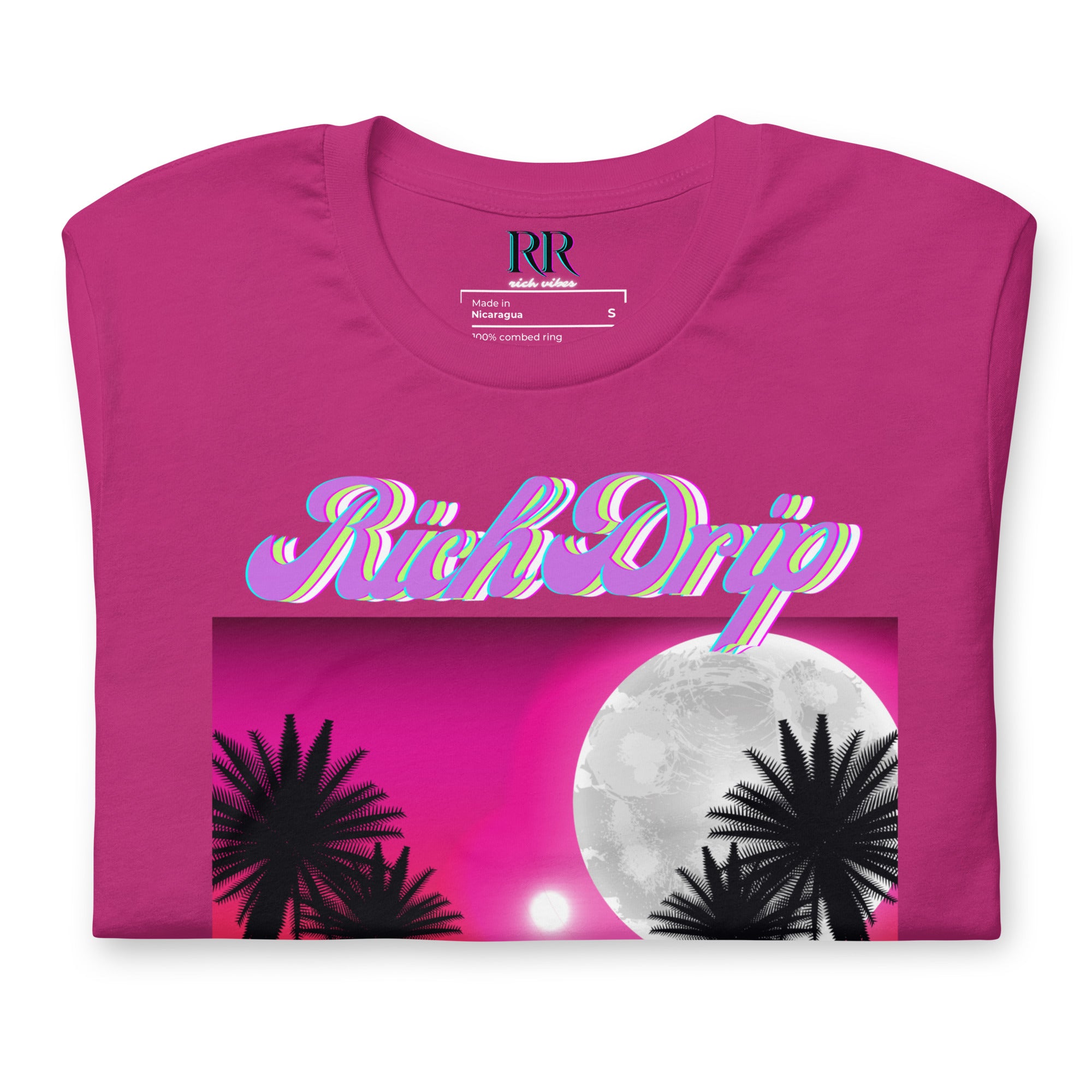 Rich Vibes Purple Sunset Rich Drip 1.0 - Unisex t-shirt