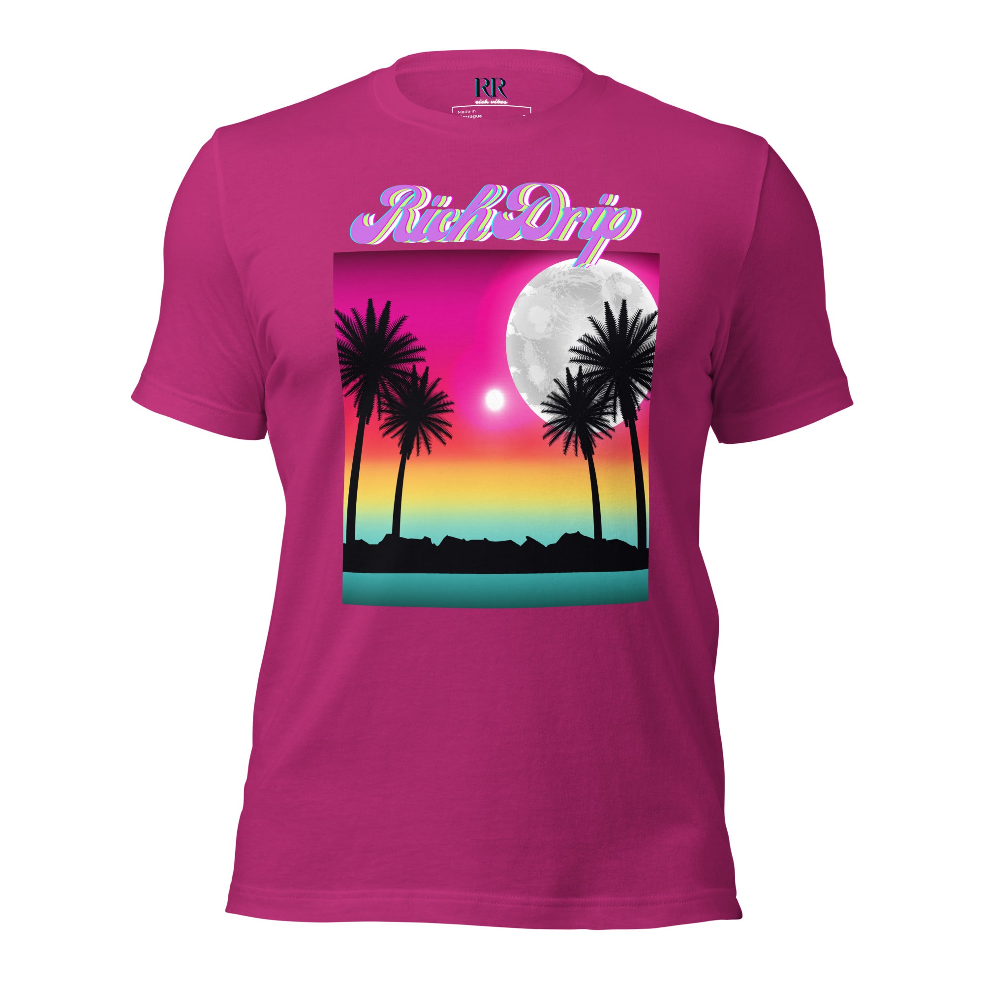 Rich Vibes Purple Sunset Rich Drip 1.0 - Unisex t-shirt