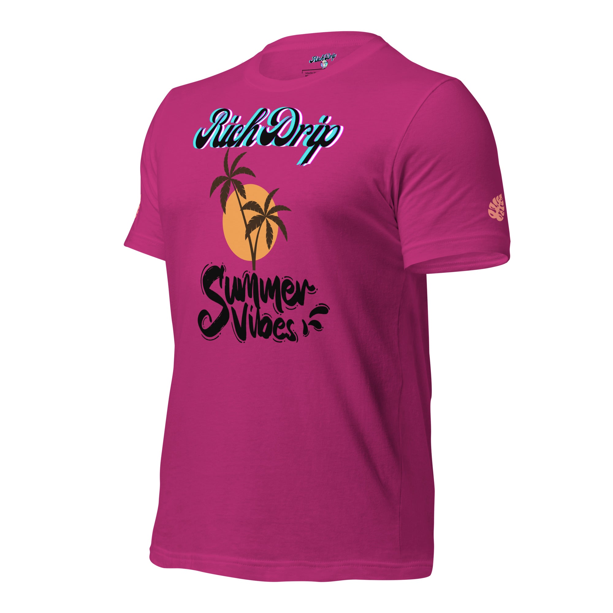 Rich Drip Summer Vibes Logo "Enjoy Every Moment" - Unisex t-shirt