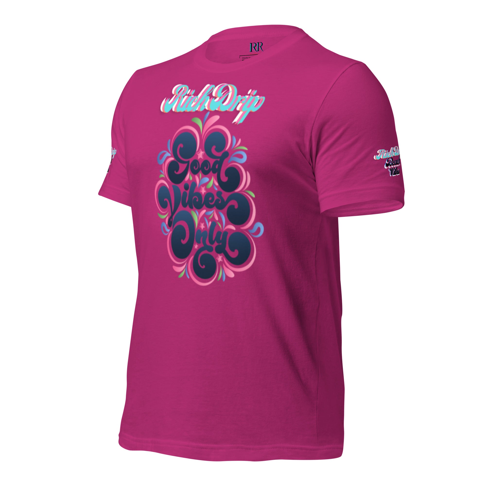 Rich Drip Good Vibes Only Blurple - Pastel Unisex t-shirt