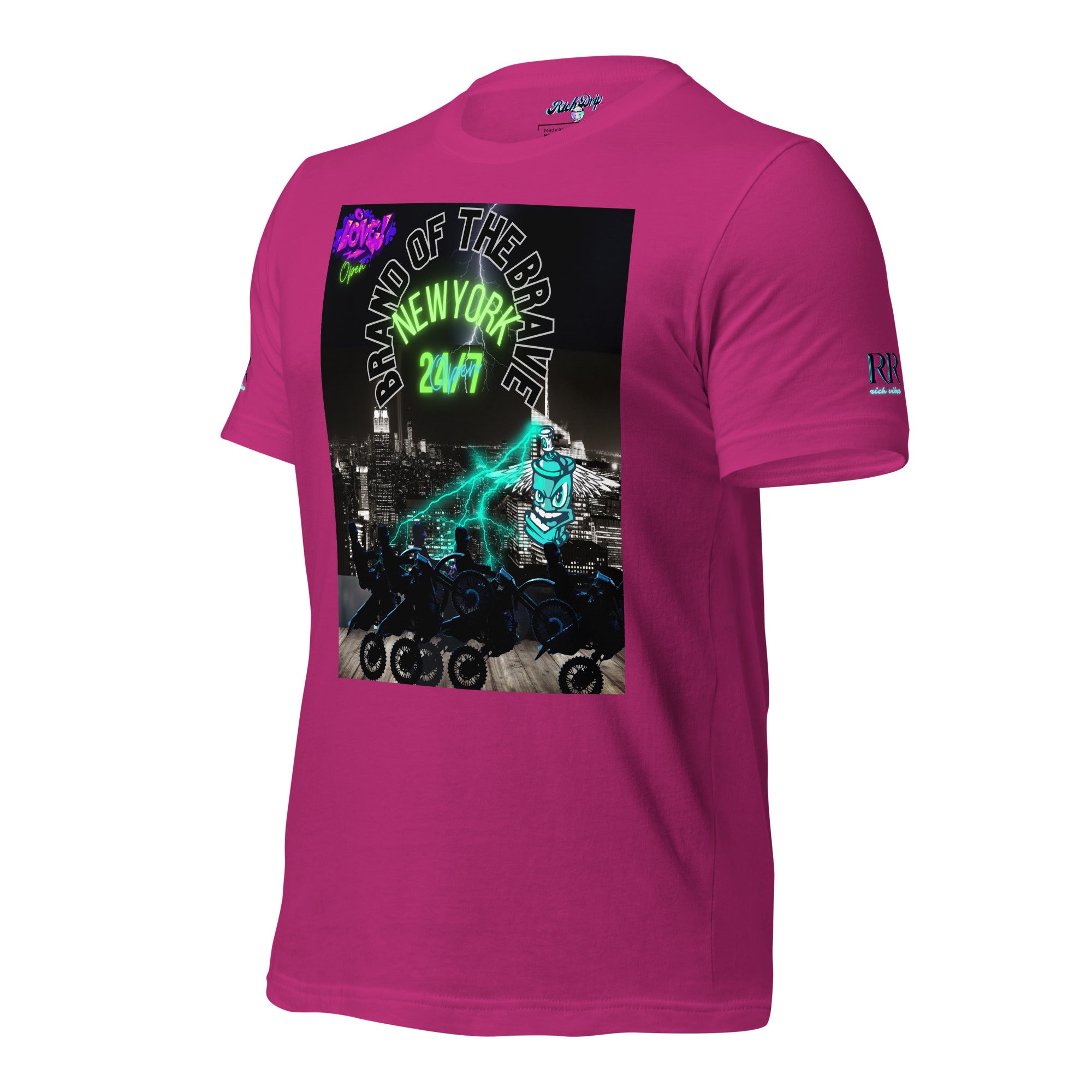 Rich Drip Brand Of The Brave NYC 24/7 - Unisex t-shirt