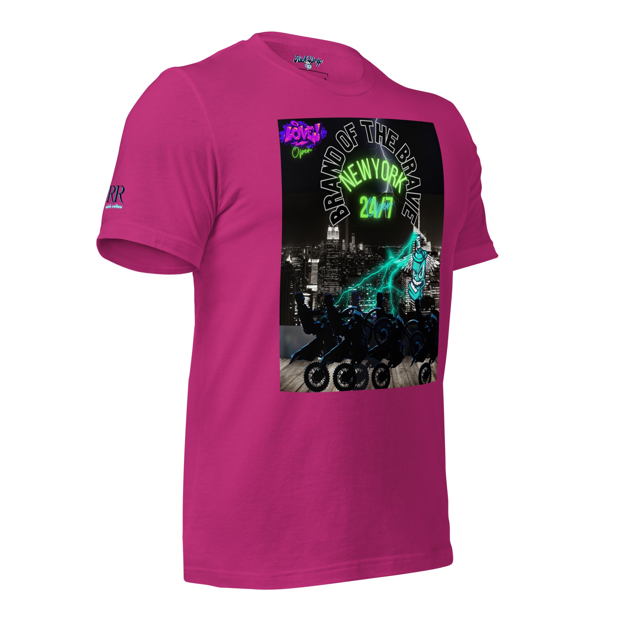 Rich Drip Brand Of The Brave NYC 24/7 - Unisex t-shirt