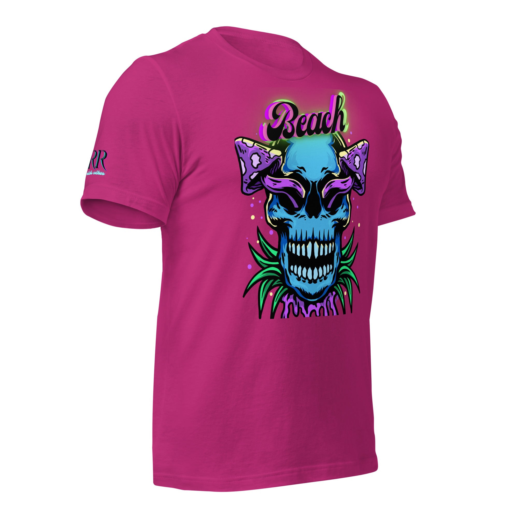 Brand Of The Brave Purple Shroom Skull Vibes - Unisex t-shirt