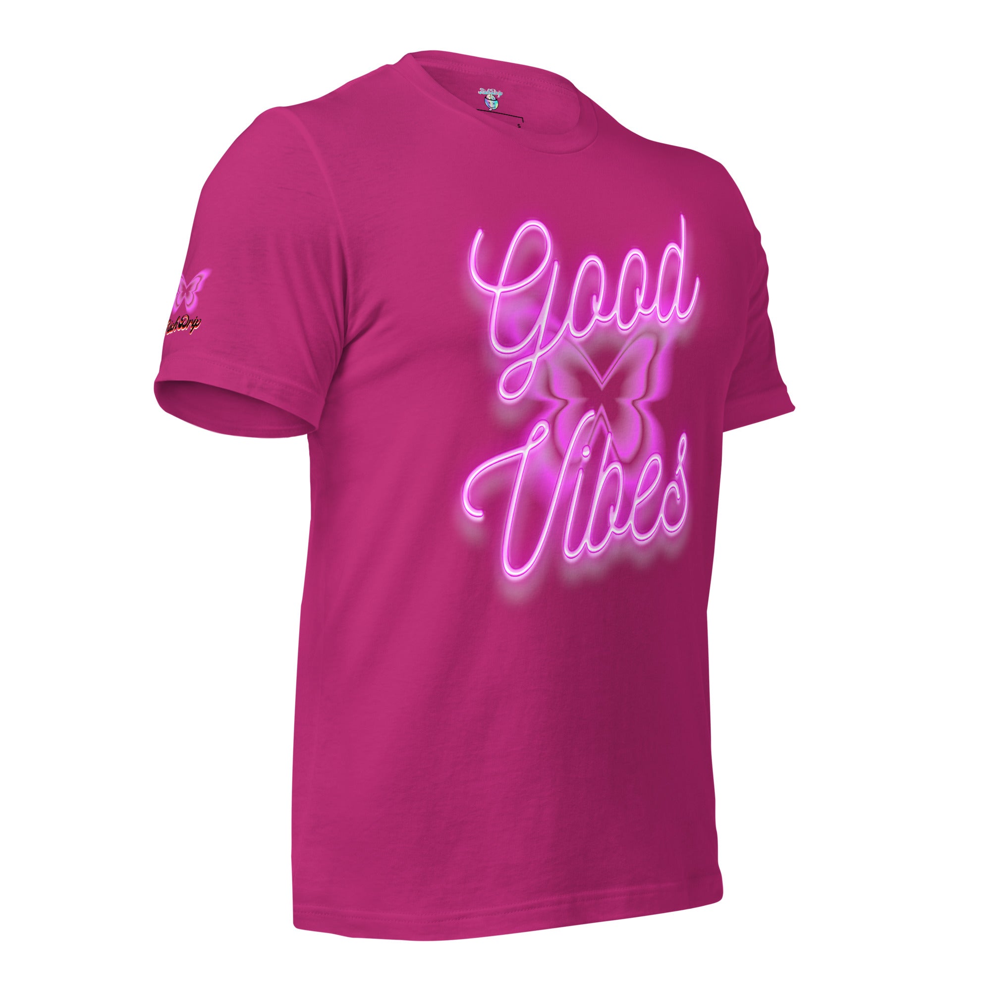 Rich Good Vibes Purple ButterFly "Enjoy Every Moment" - Unisex t-shirt