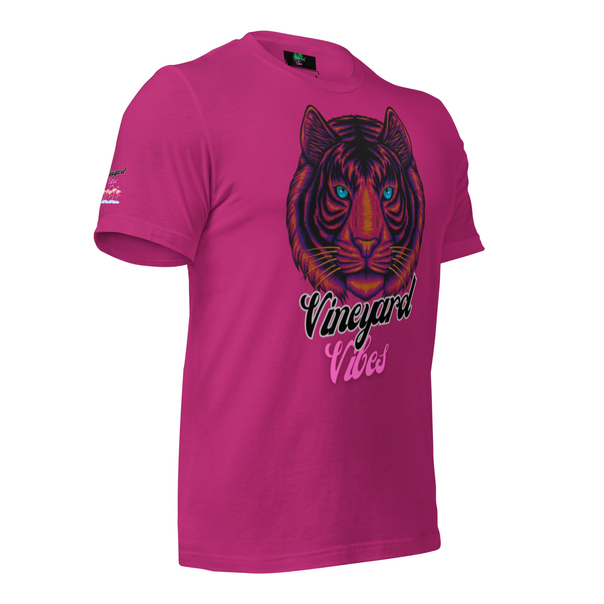 Vineyard Vibes Brand Of The Brave Pink Tiger - Unisex t-shirt