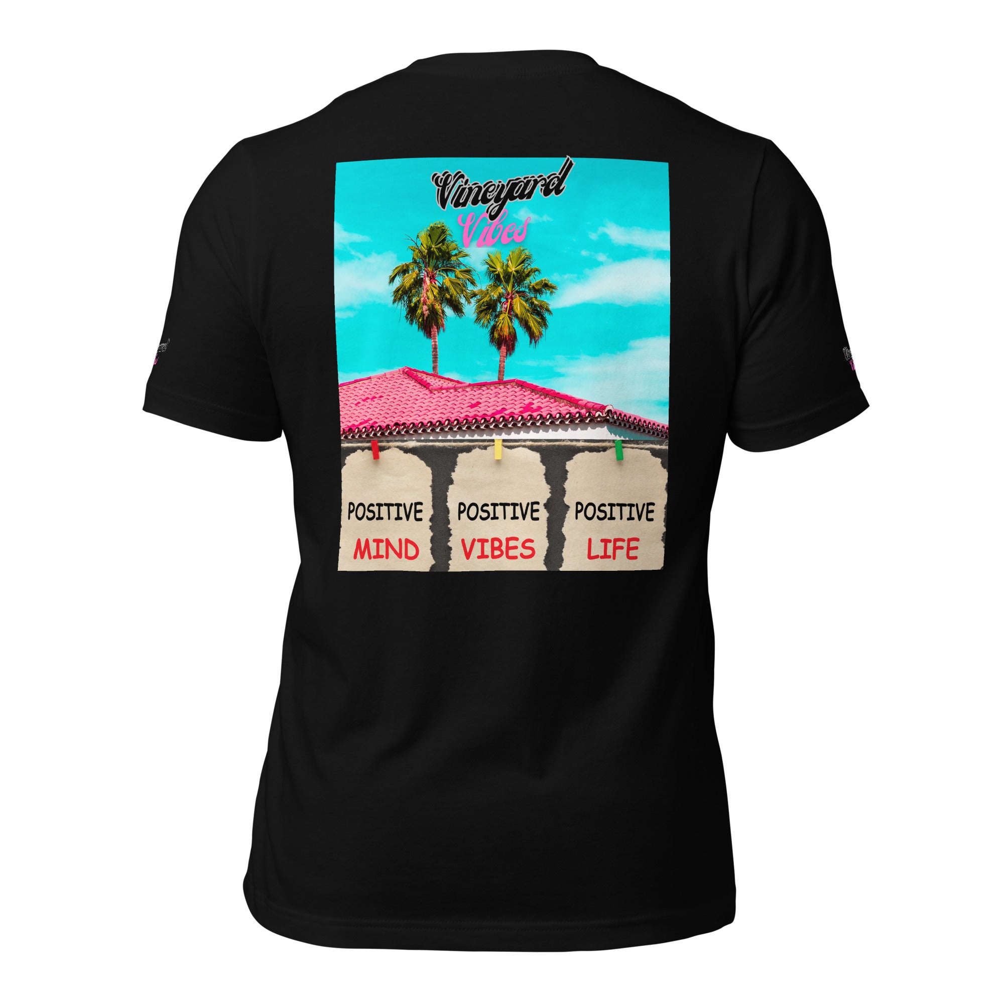 Vineyard Vibes Green Leaf Good Vibes Unisex t-shirt