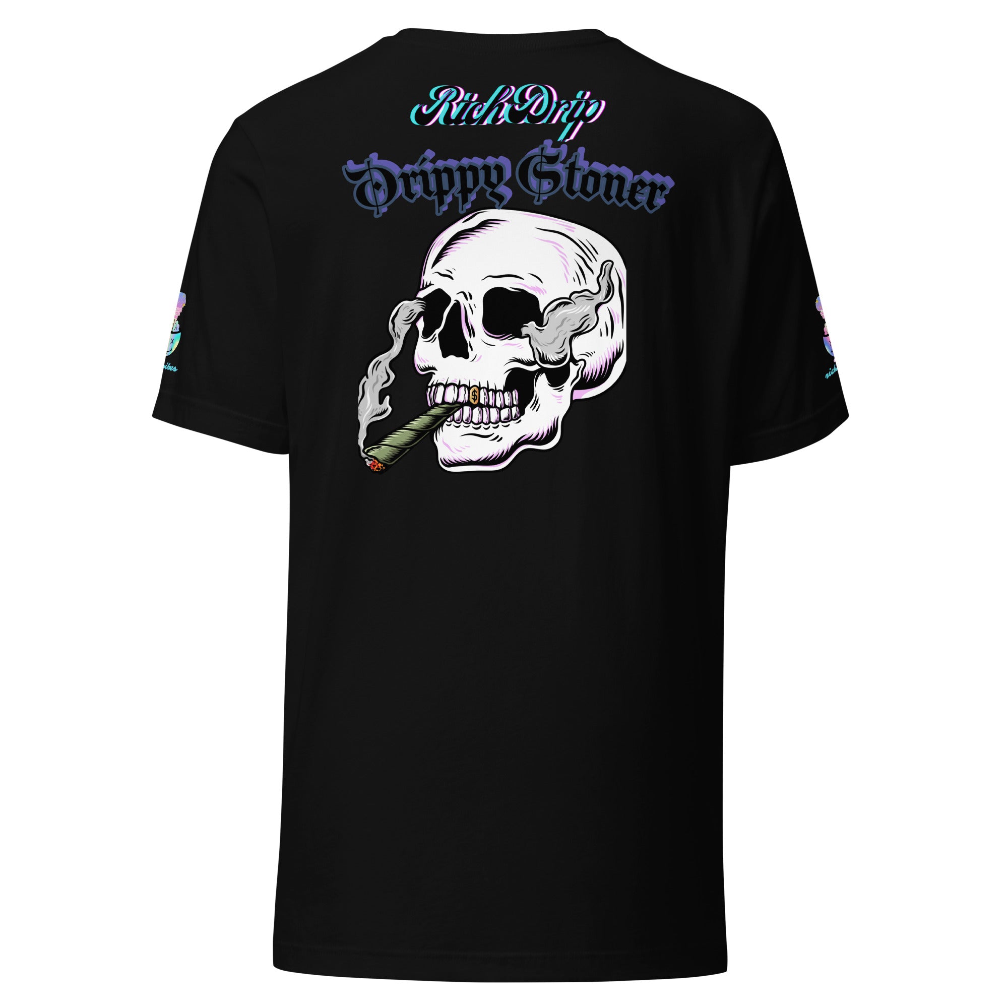 Rich Drip Drippy Stoner Back 2.0 - Unisex t-shirt Black