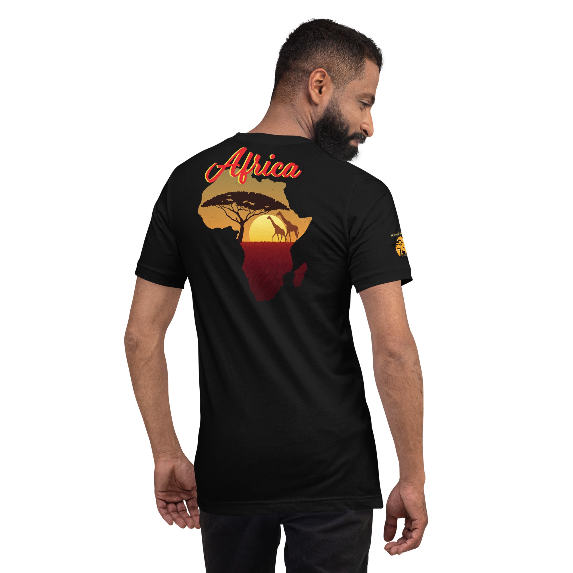 Rich Vibes Africa Sunset Vibes - Unisex t-shirt Black