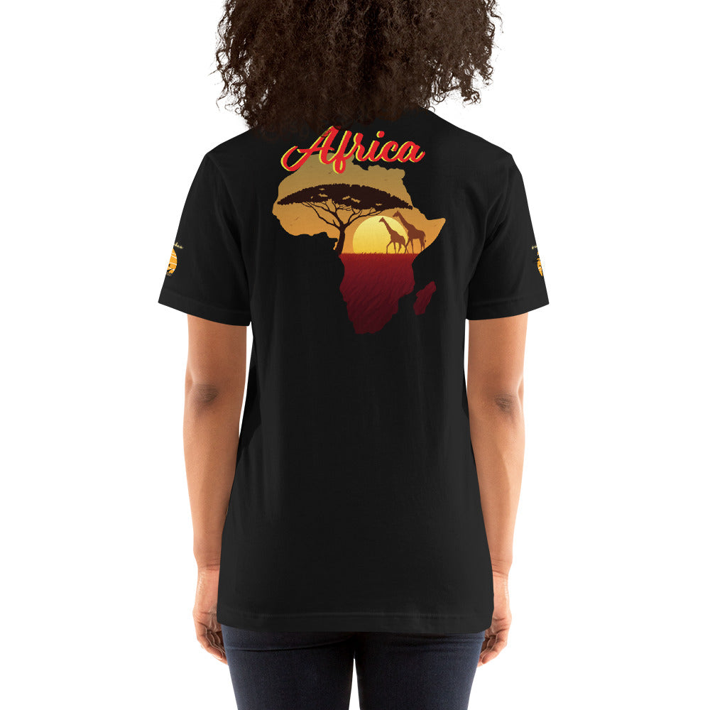 Rich Vibes Africa Sunset Vibes - Unisex t-shirt Black