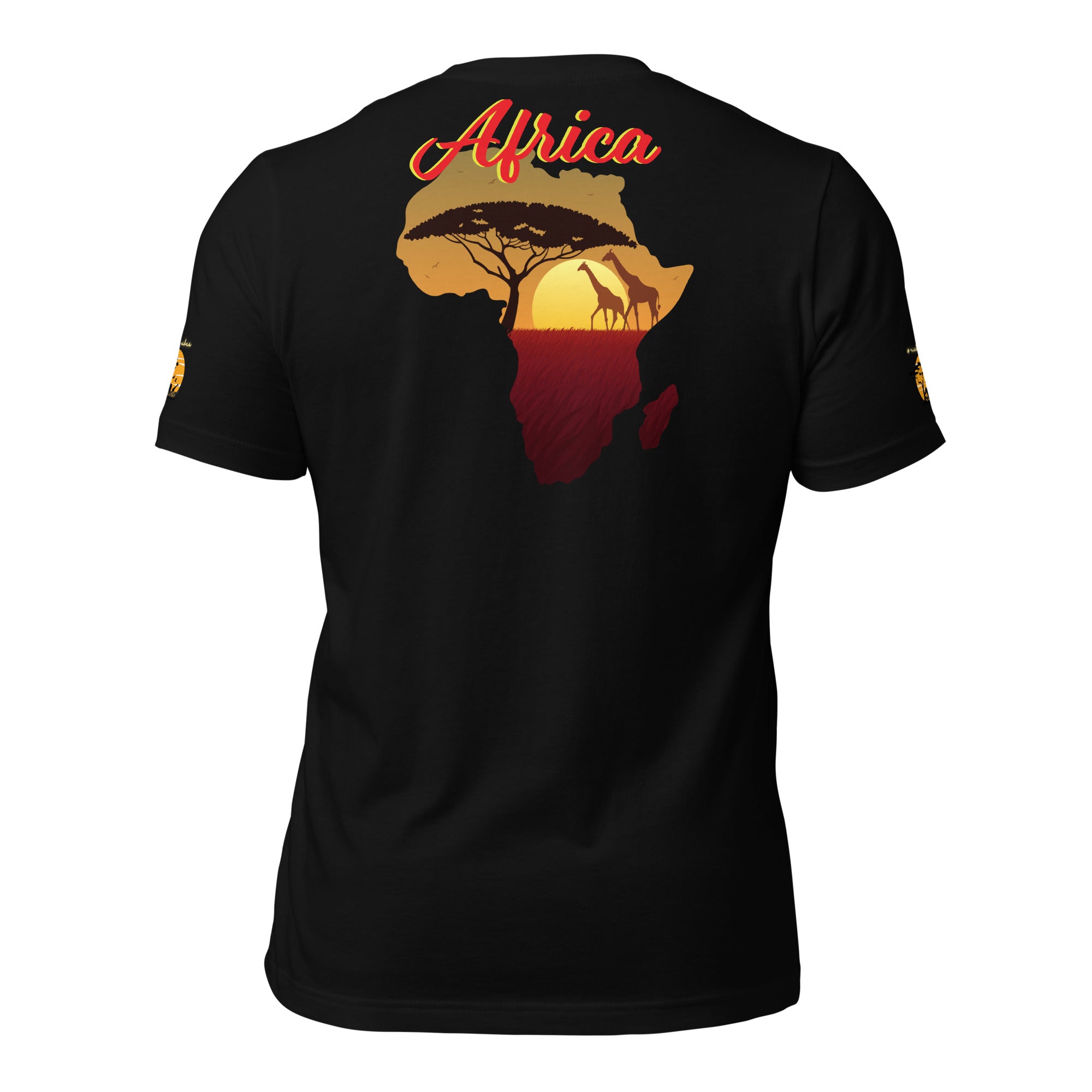 Rich Vibes Africa Sunset Vibes - Unisex t-shirt Black