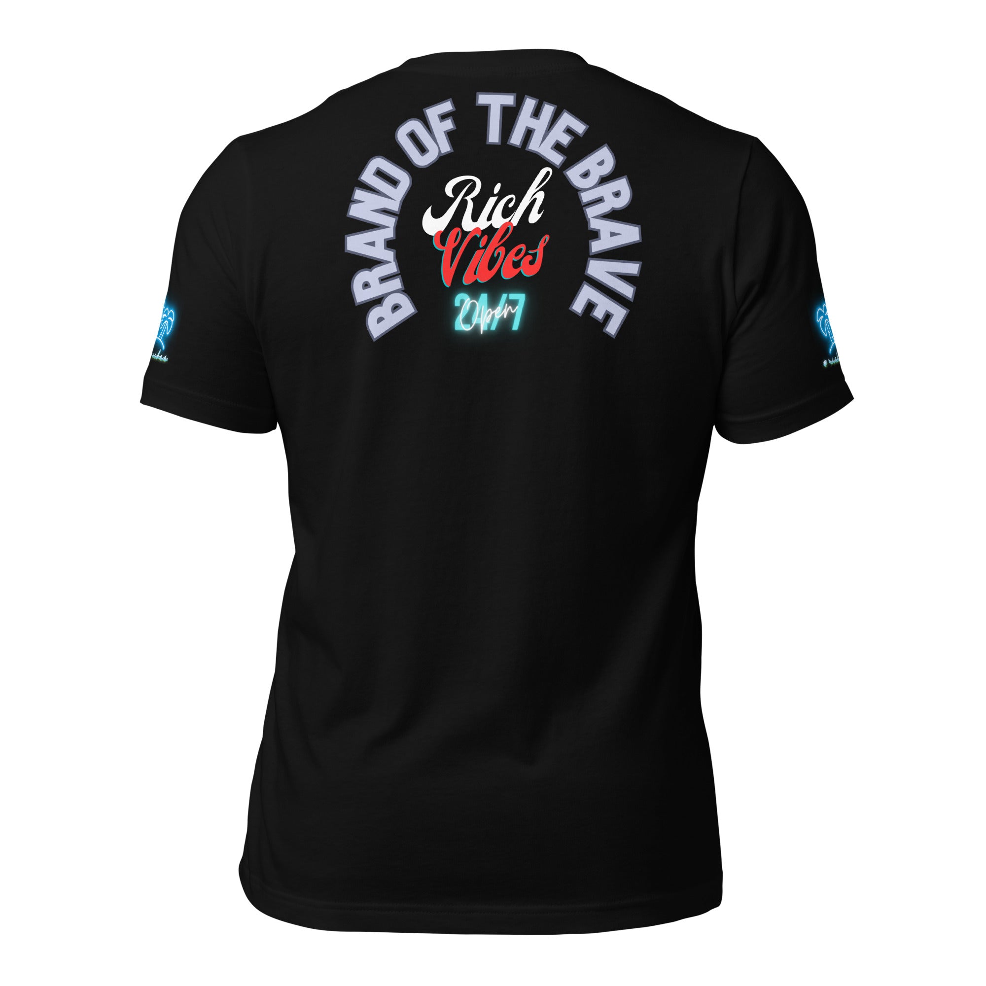 Rich Vibes Motor Sport Miami White Rari Black - Unisex t-shirt