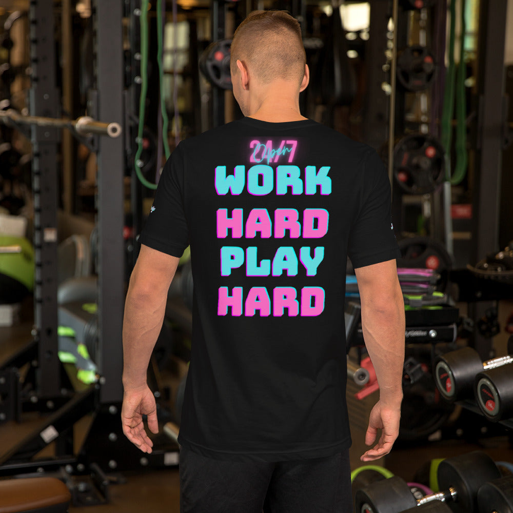 Rich Drip Rich Land Trillionaire Work Hard Play Hard 24/7 - Unisex t-shirt