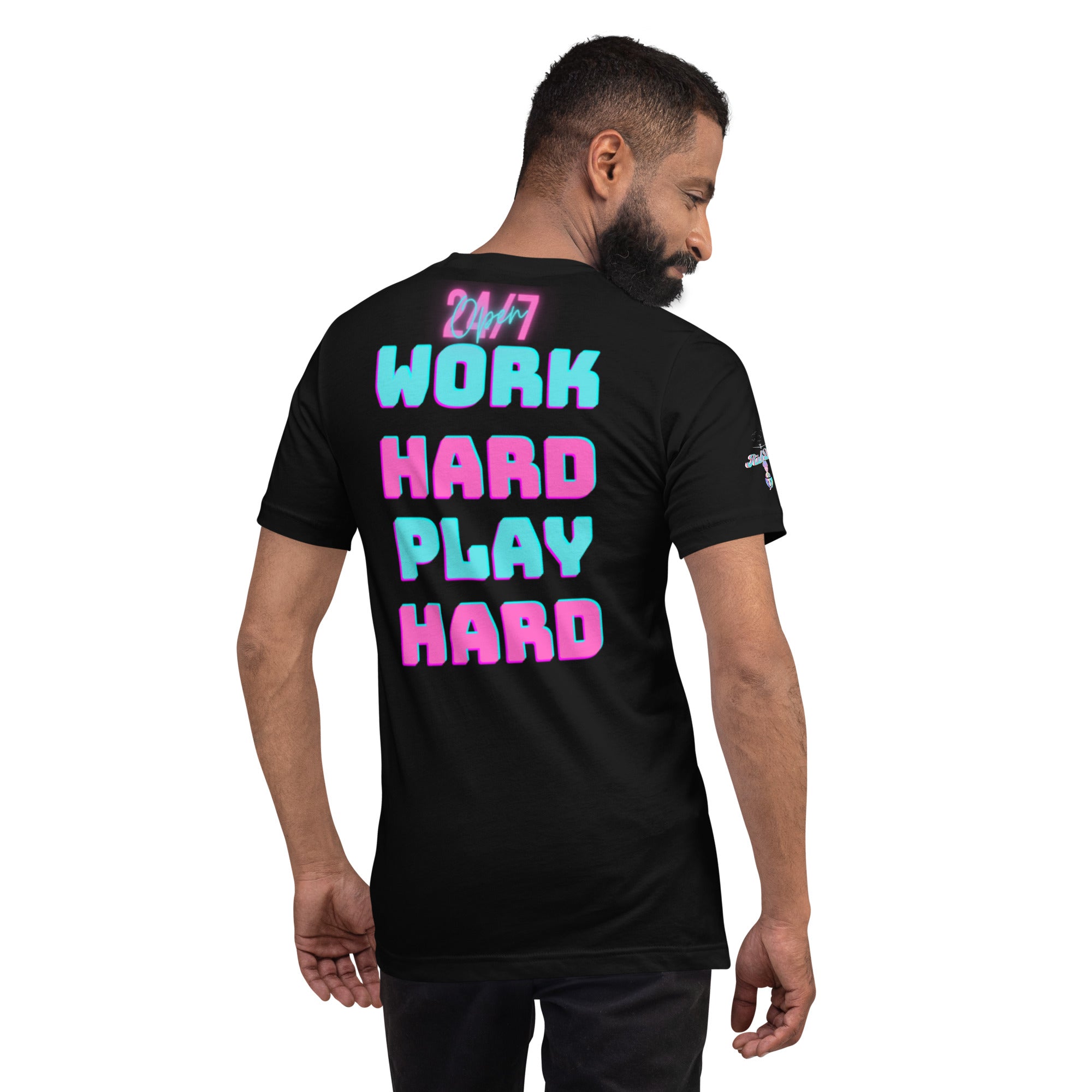 Rich Drip Rich Land Trillionaire Work Hard Play Hard 24/7 - Unisex t-shirt