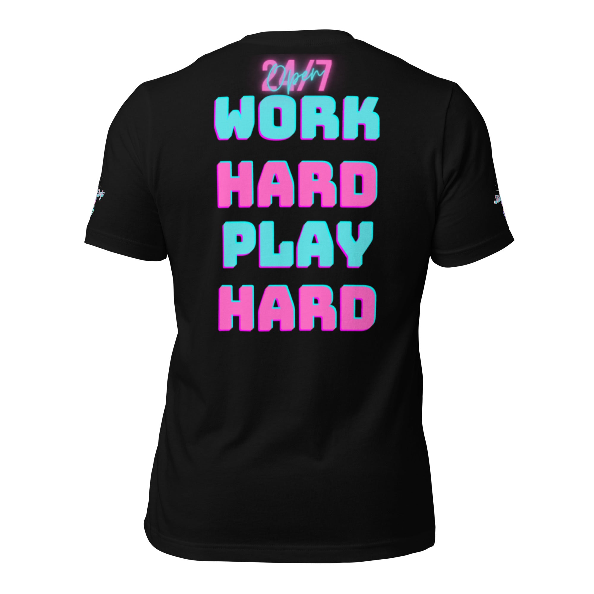 Rich Drip Rich Land Trillionaire Work Hard Play Hard 24/7 - Unisex t-shirt