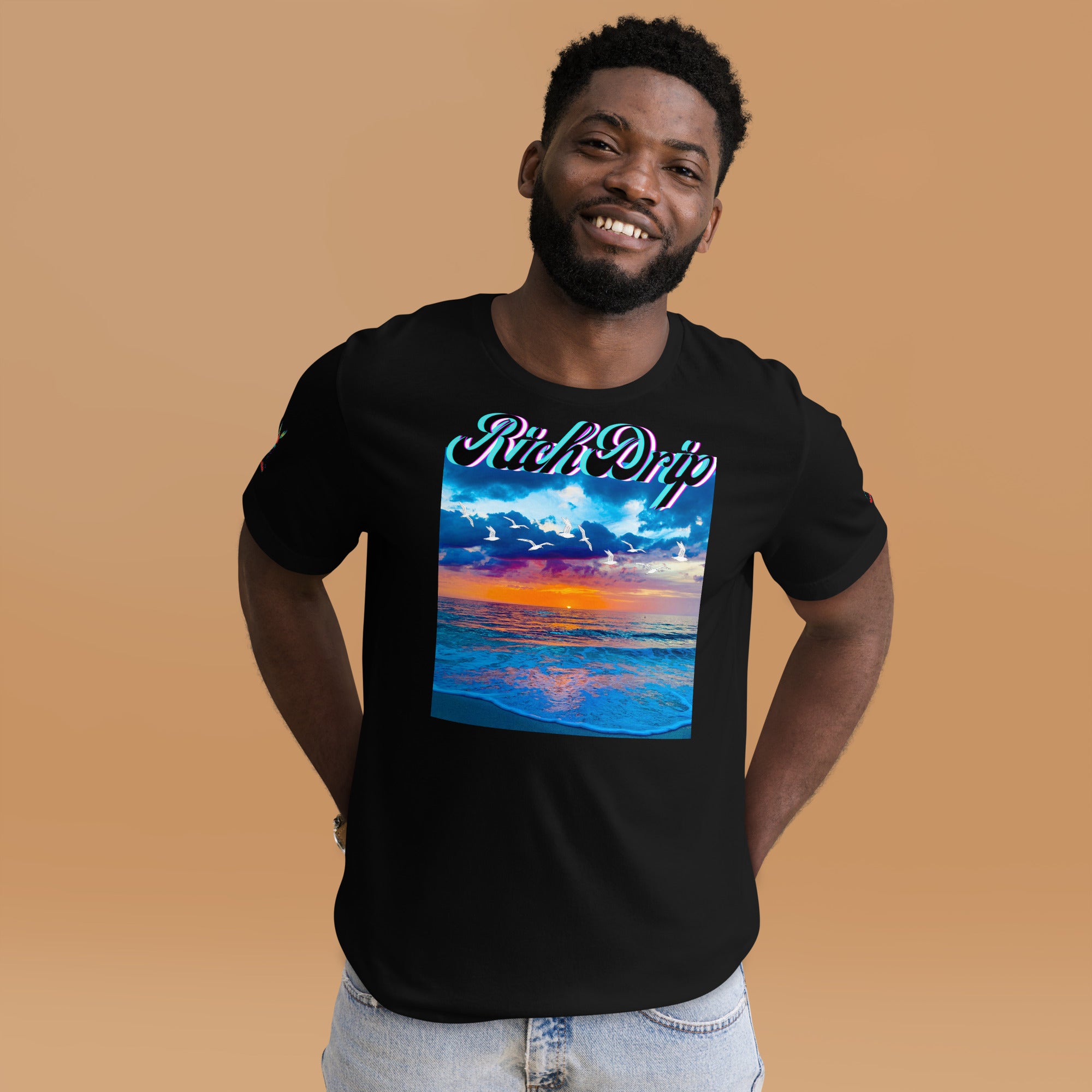 Rich Drip Str8 Good Vibes Blue Sunset - SubUnisex t-shirt
