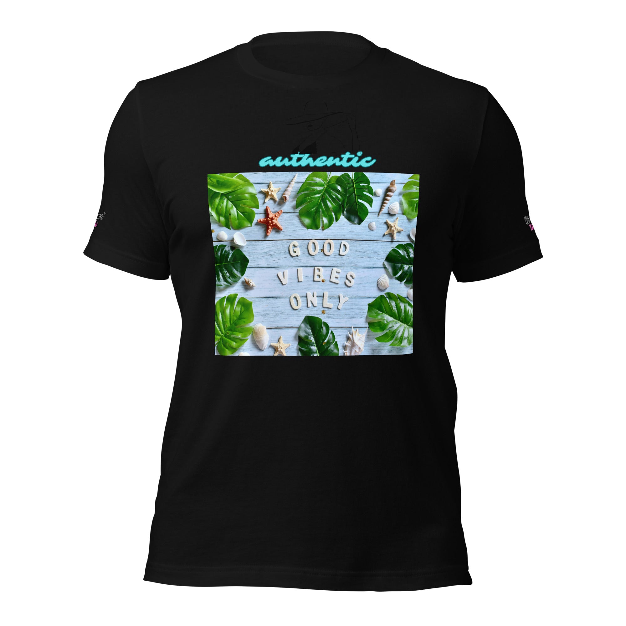 Vineyard Vibes Green Leaf Good Vibes Unisex t-shirt