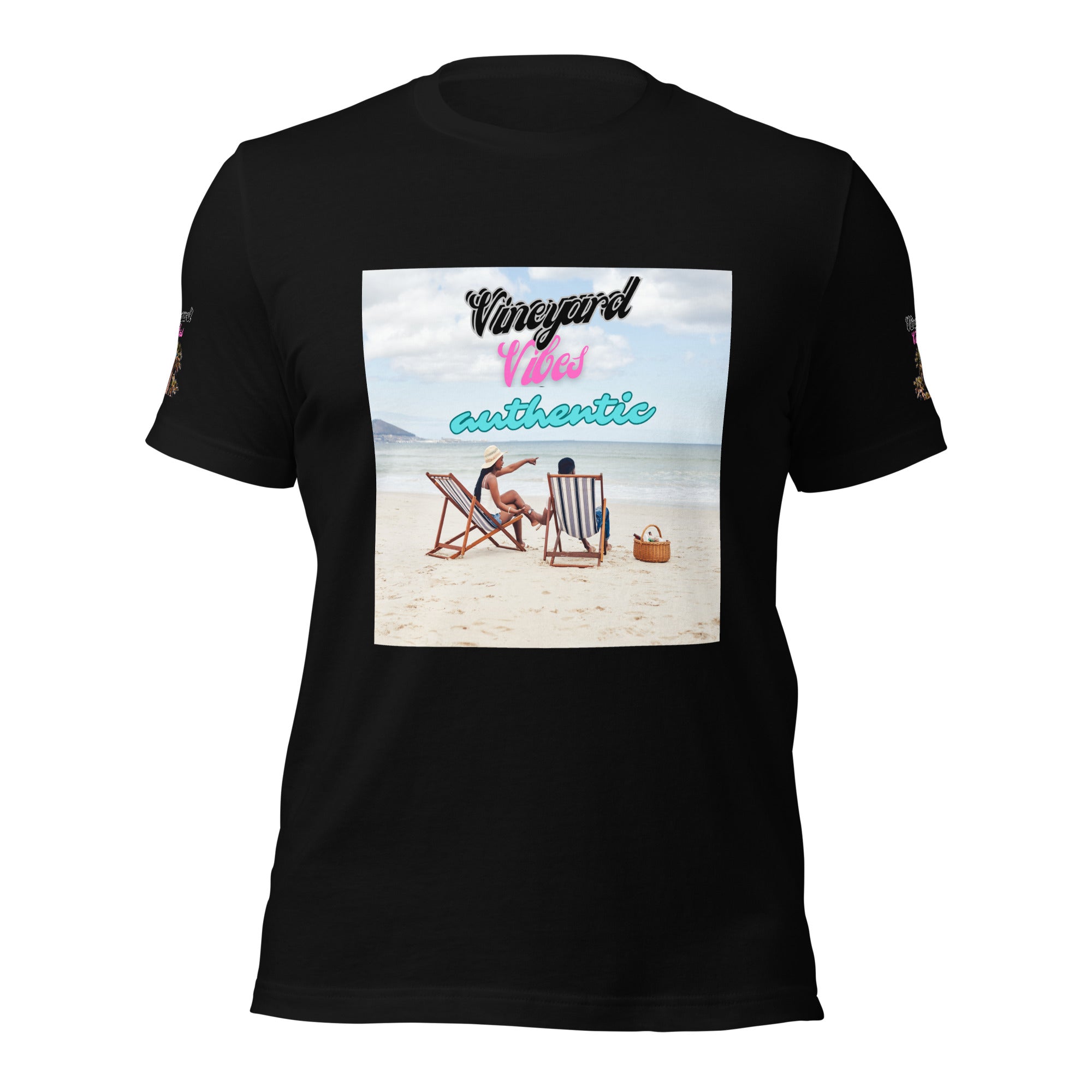 Vineyard Vibes Authentic Beach Front Good Vibes - Unisex t-shirt