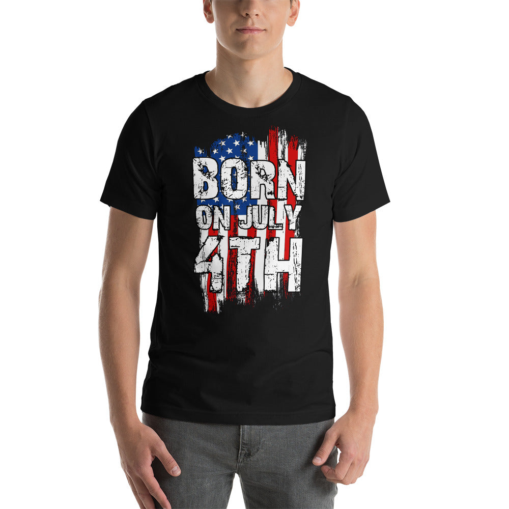 Rich Vibes USA Born On July 4TH 1776 - Unisex t-shirt