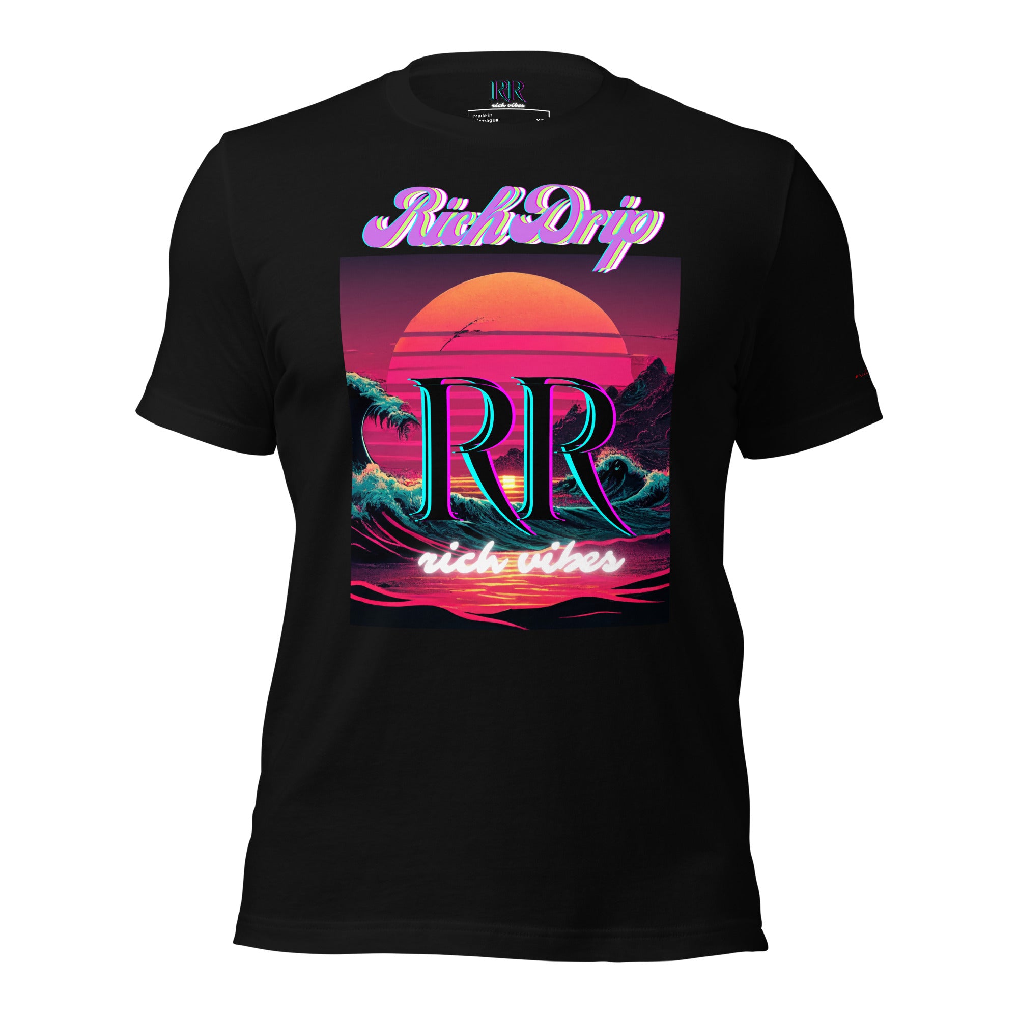 Rich Vibes Purple Sunset Rich Drip 2.0 - Unisex t-shirt