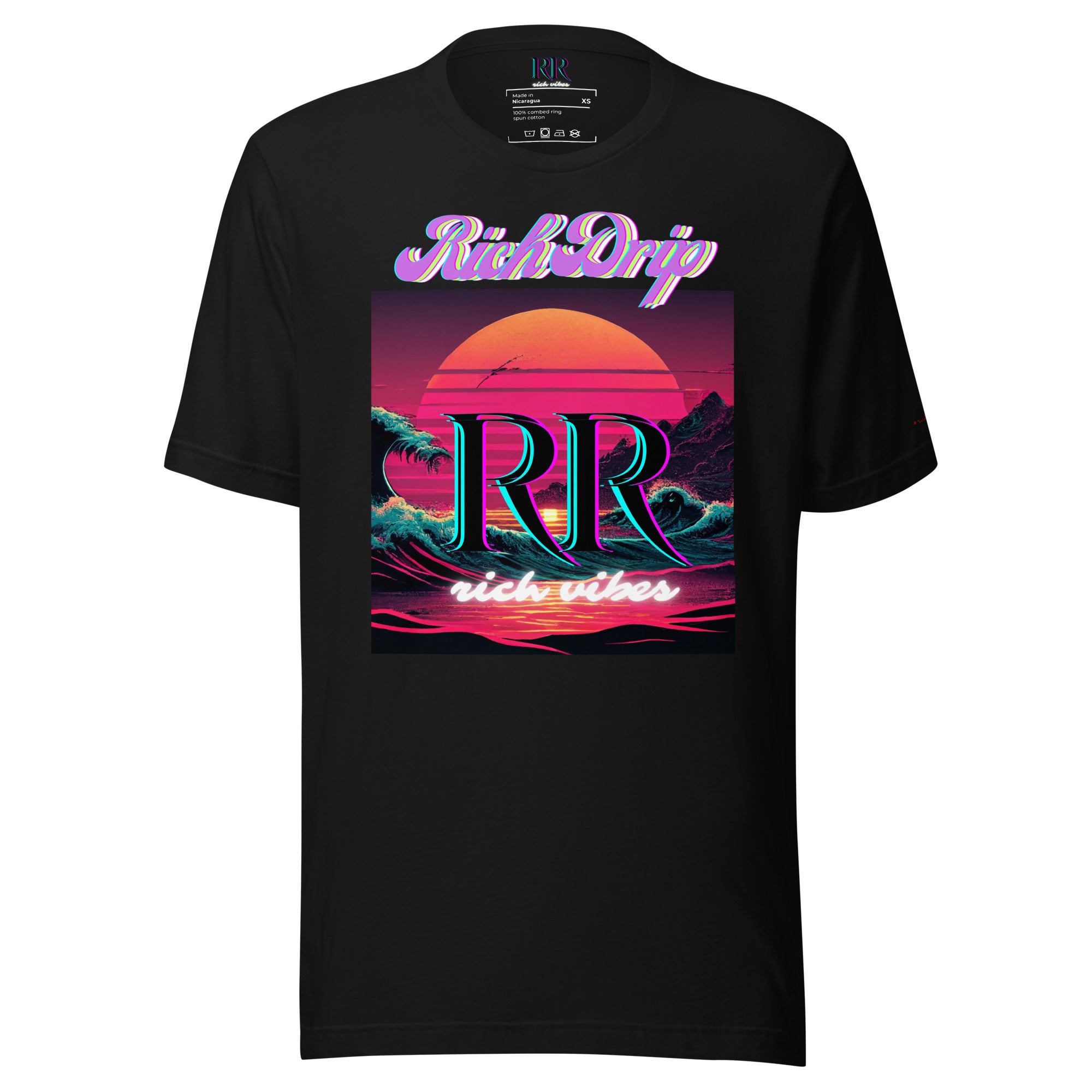 Rich Vibes Purple Sunset Rich Drip 2.0 - Unisex t-shirt