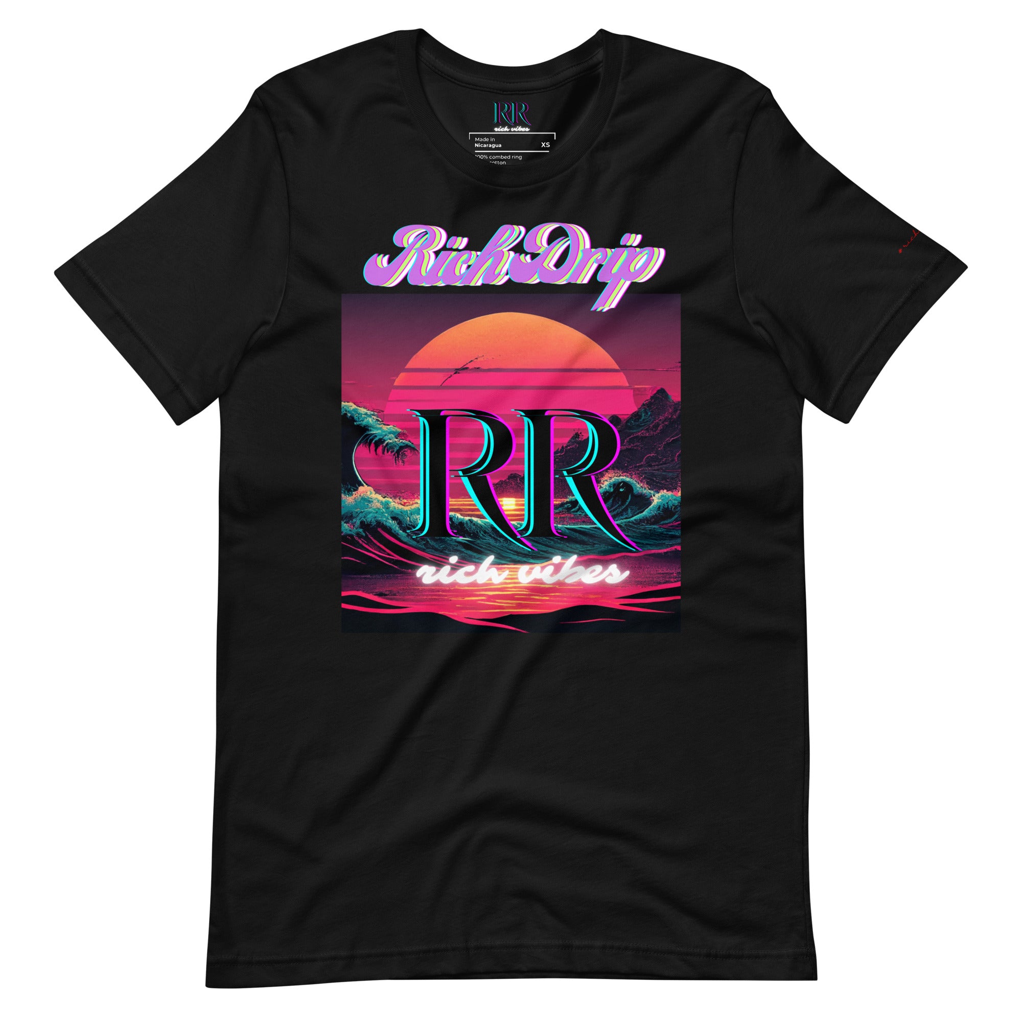 Rich Vibes Purple Sunset Rich Drip 2.0 - Unisex t-shirt