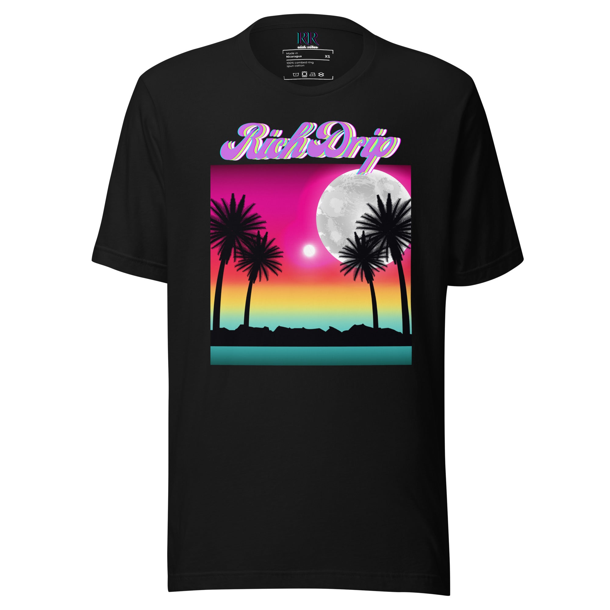 Rich Vibes Purple Sunset Rich Drip 1.0 - Unisex t-shirt