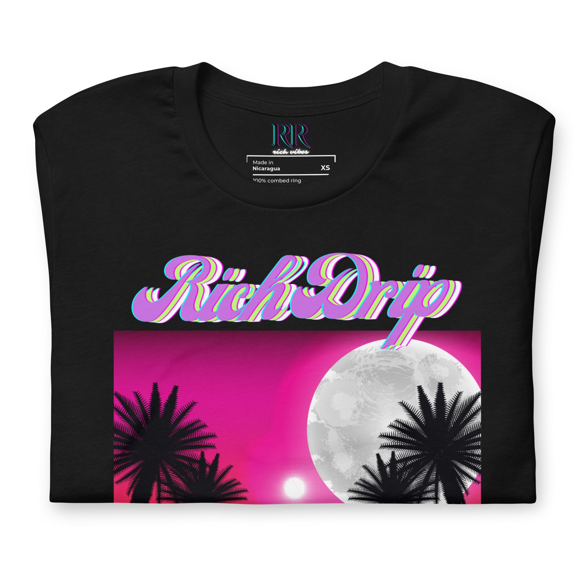 Rich Vibes Purple Sunset Rich Drip 1.0 - Unisex t-shirt