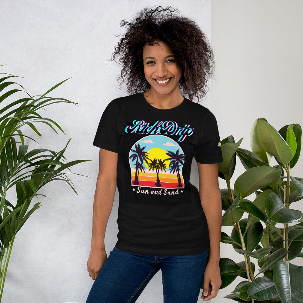 Rich Drip RR Golden Beach Sun and Sand - Unisex t-shirt