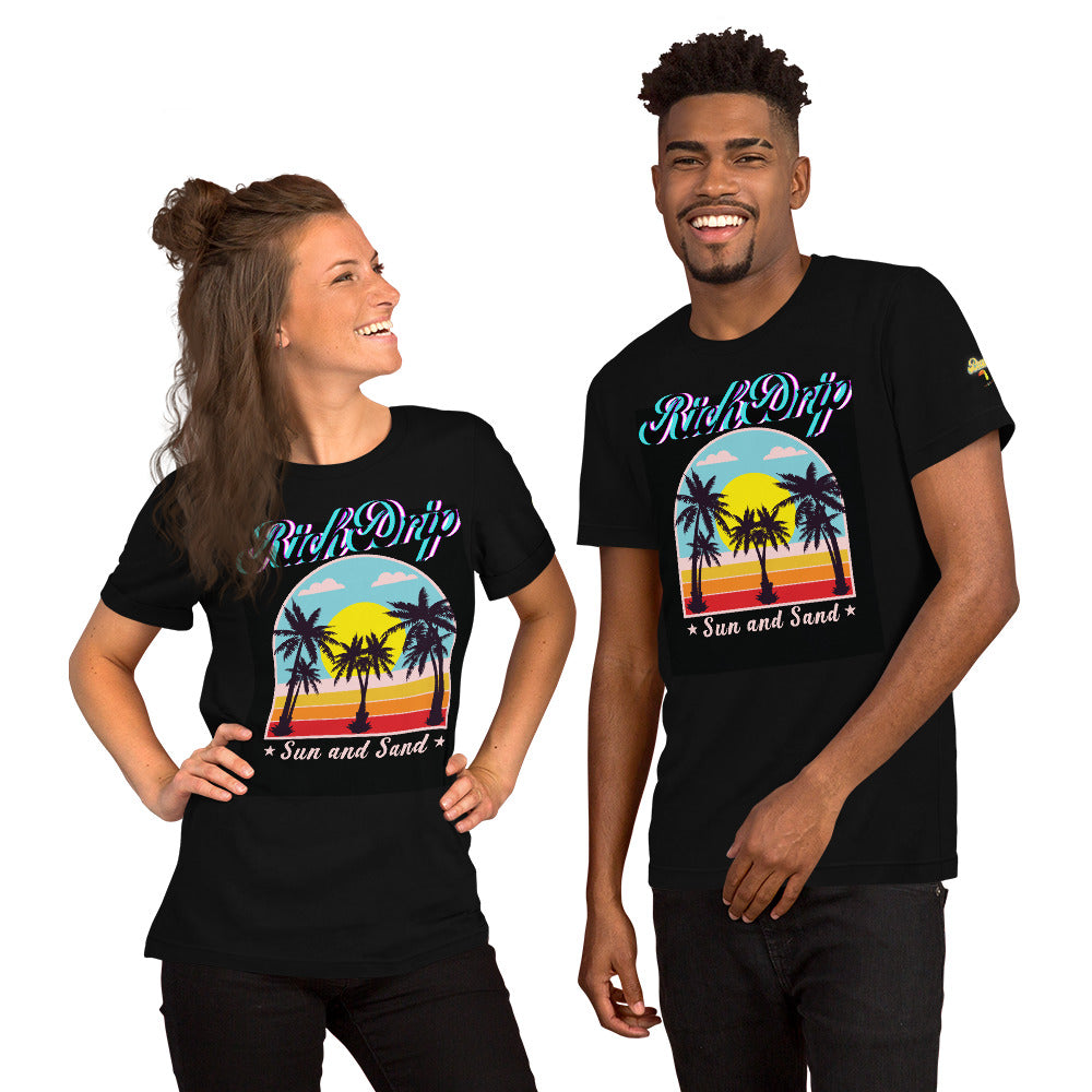 Rich Drip RR Golden Beach Sun and Sand - Unisex t-shirt