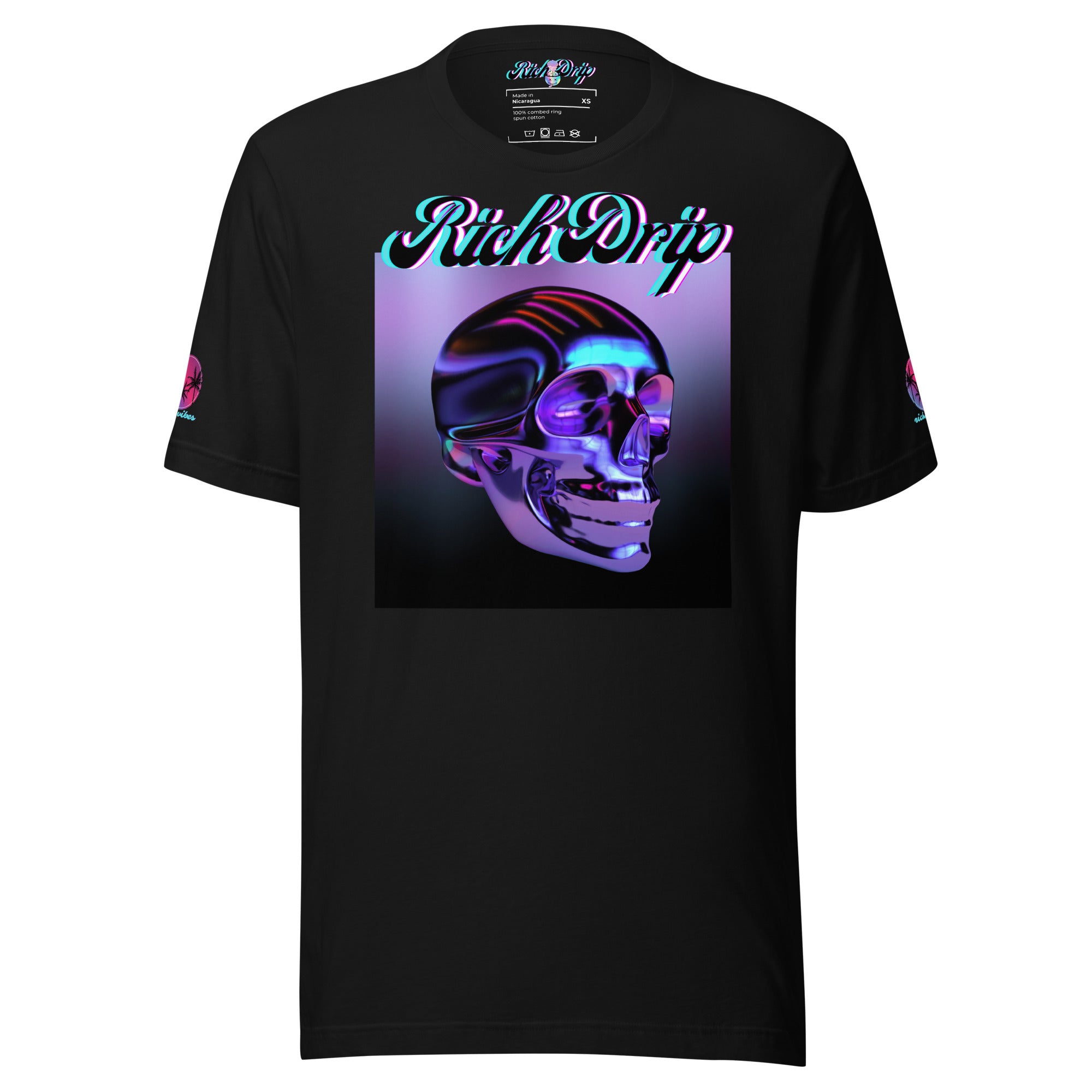 Rich Drip Drippy Metal Skull 2.0 - Unisex t-shirt