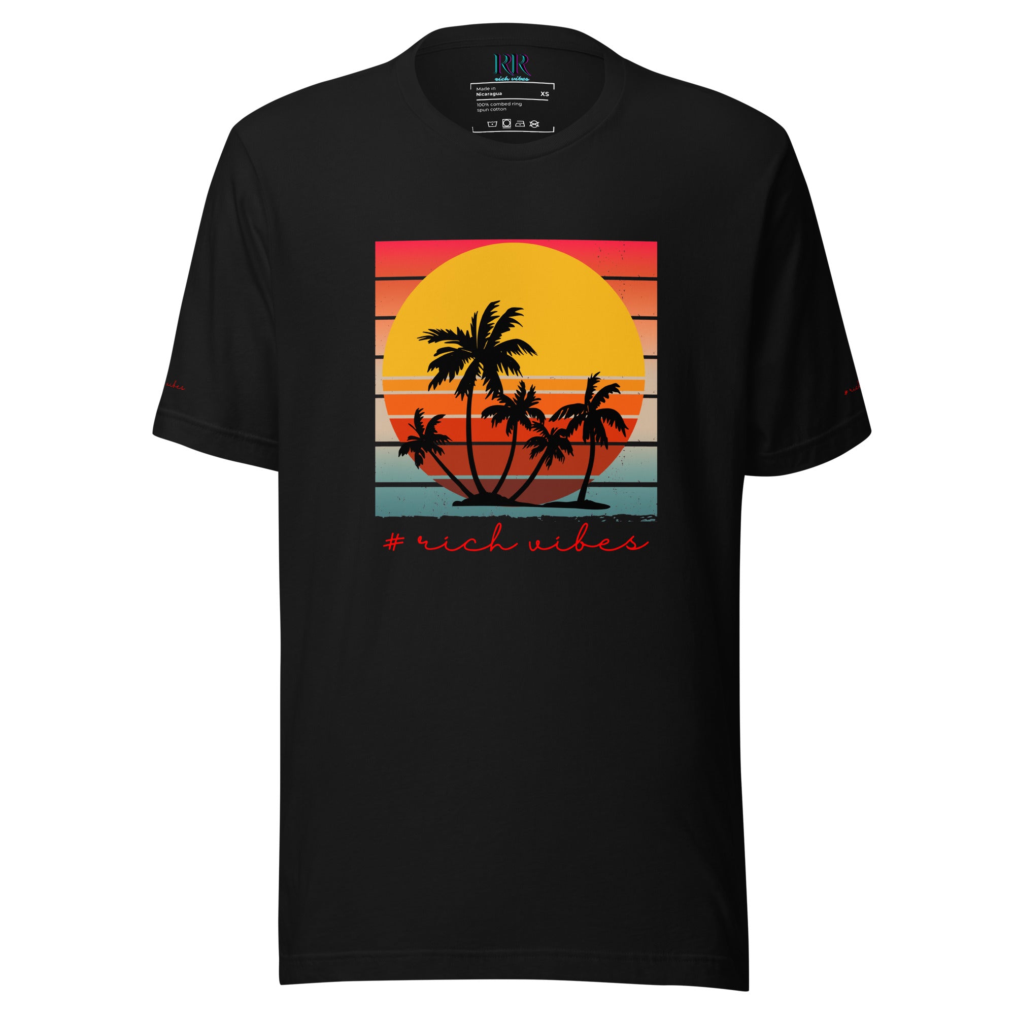 RV5 Sunset Squared Circle - Unisex Staple T-Shirt | Bella + Canvas 3001