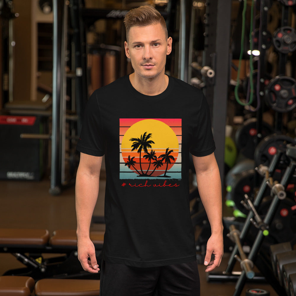 RV5 Sunset Squared Circle - Unisex Staple T-Shirt | Bella + Canvas 3001