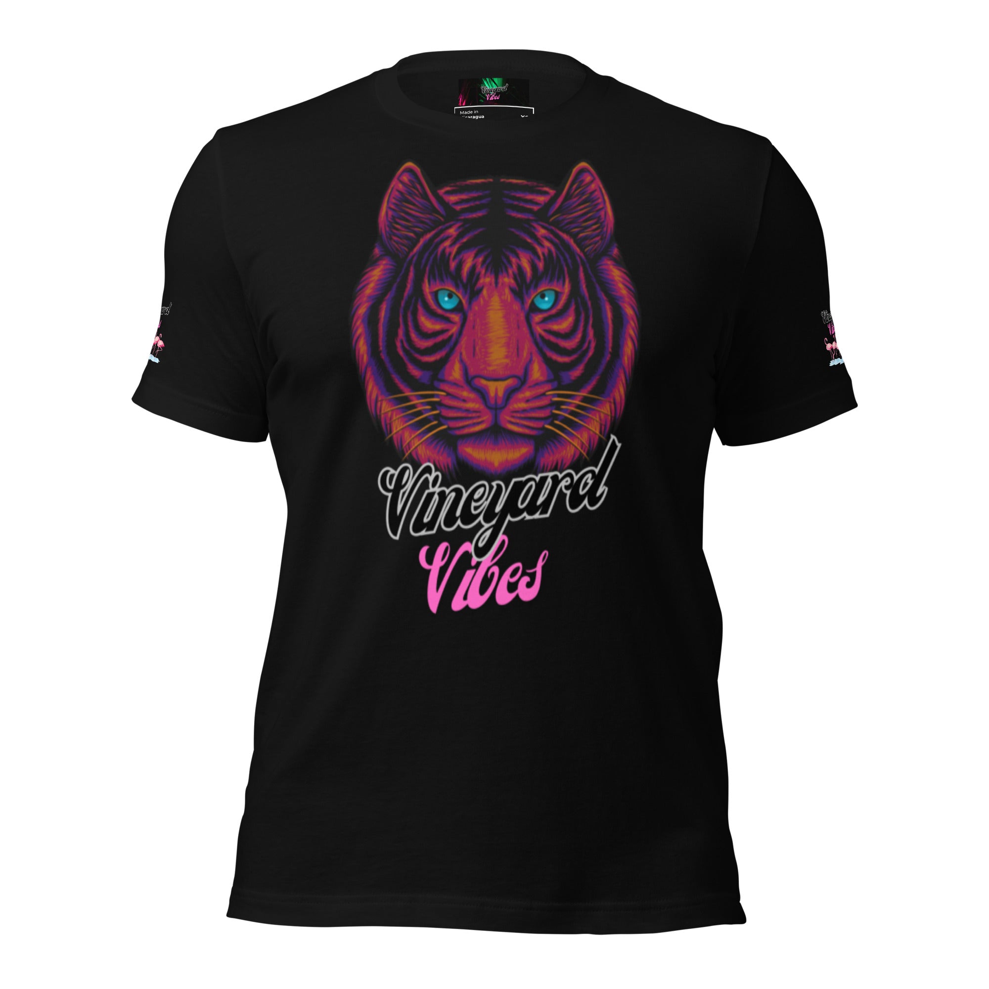 Vineyard Vibes Brand Of The Brave Pink Tiger - Unisex t-shirt