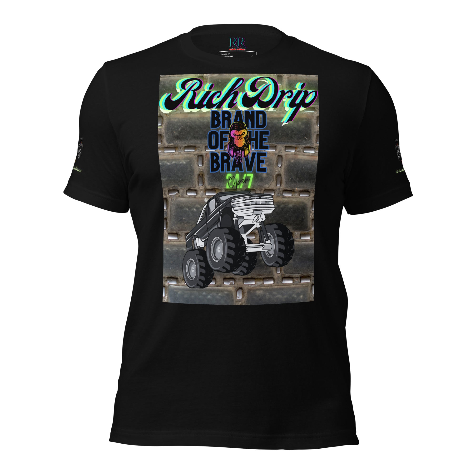 Rich Drip RV Brand Of The Brave 24/7 Monster Truck - Unisex t-shirt