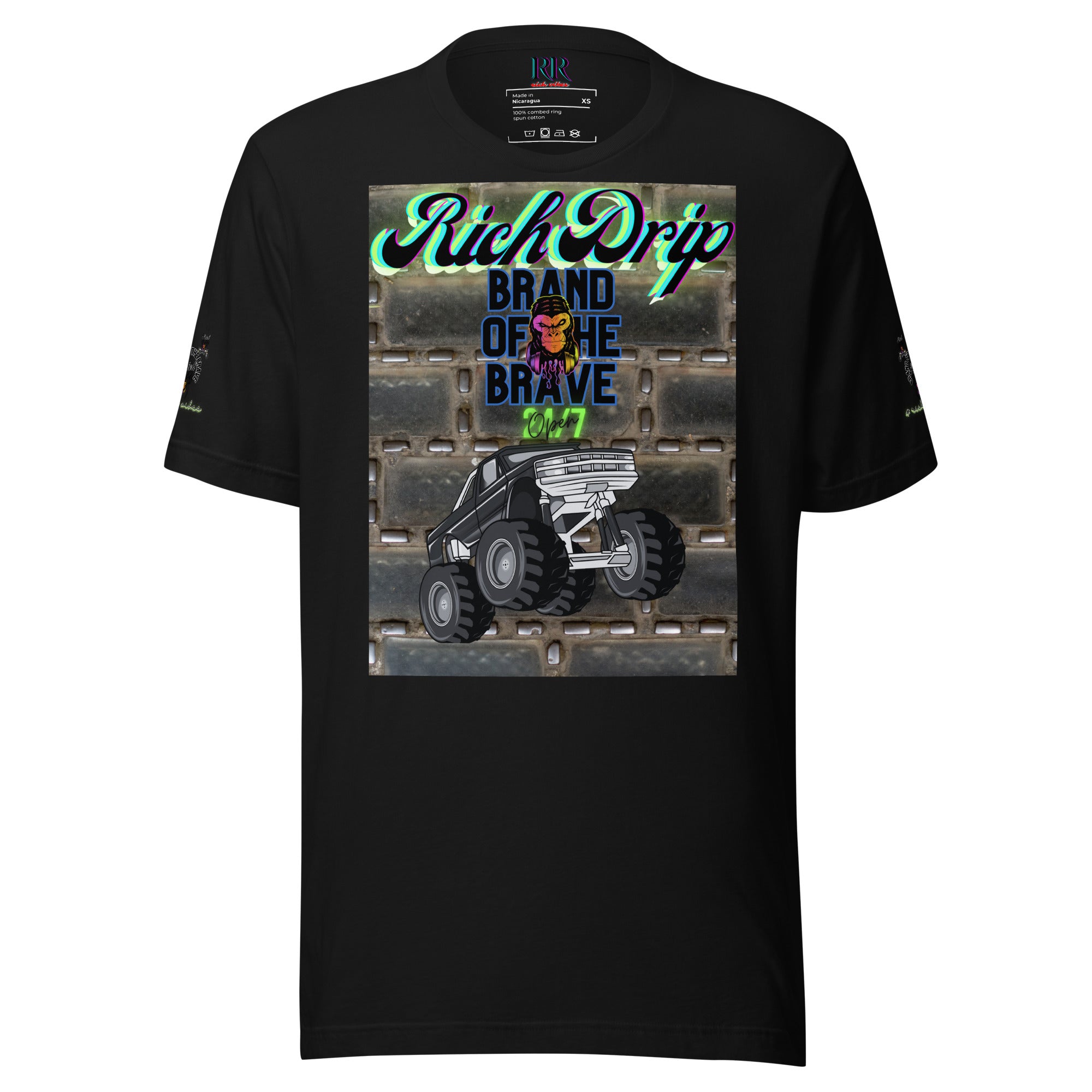 Rich Drip RV Brand Of The Brave 24/7 Monster Truck - Unisex t-shirt